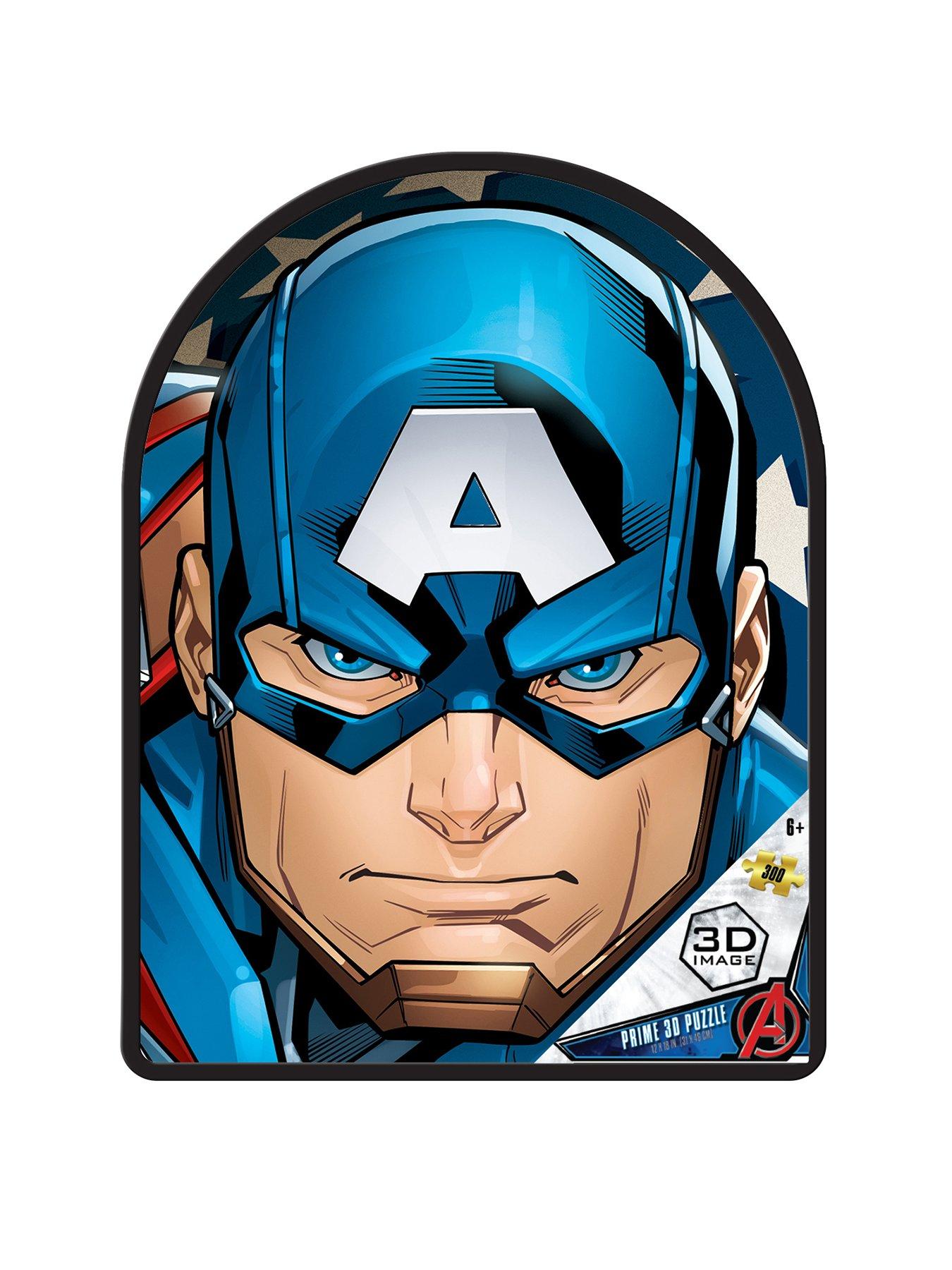Marvel Captain America 300 pc Puzzle in Collectible Dome Tin | Very.co.uk