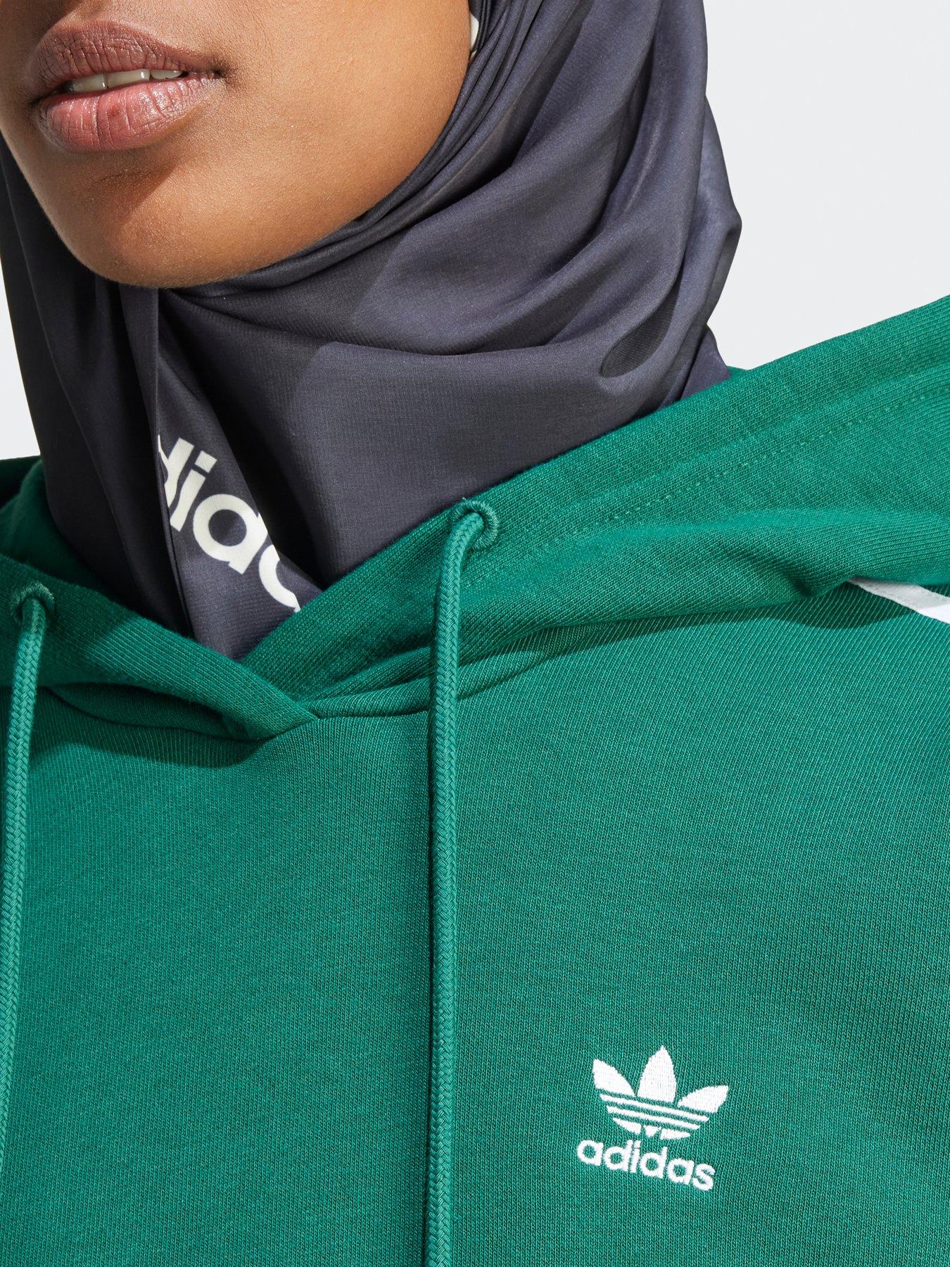 Adidas 3 stripe w hoodie online