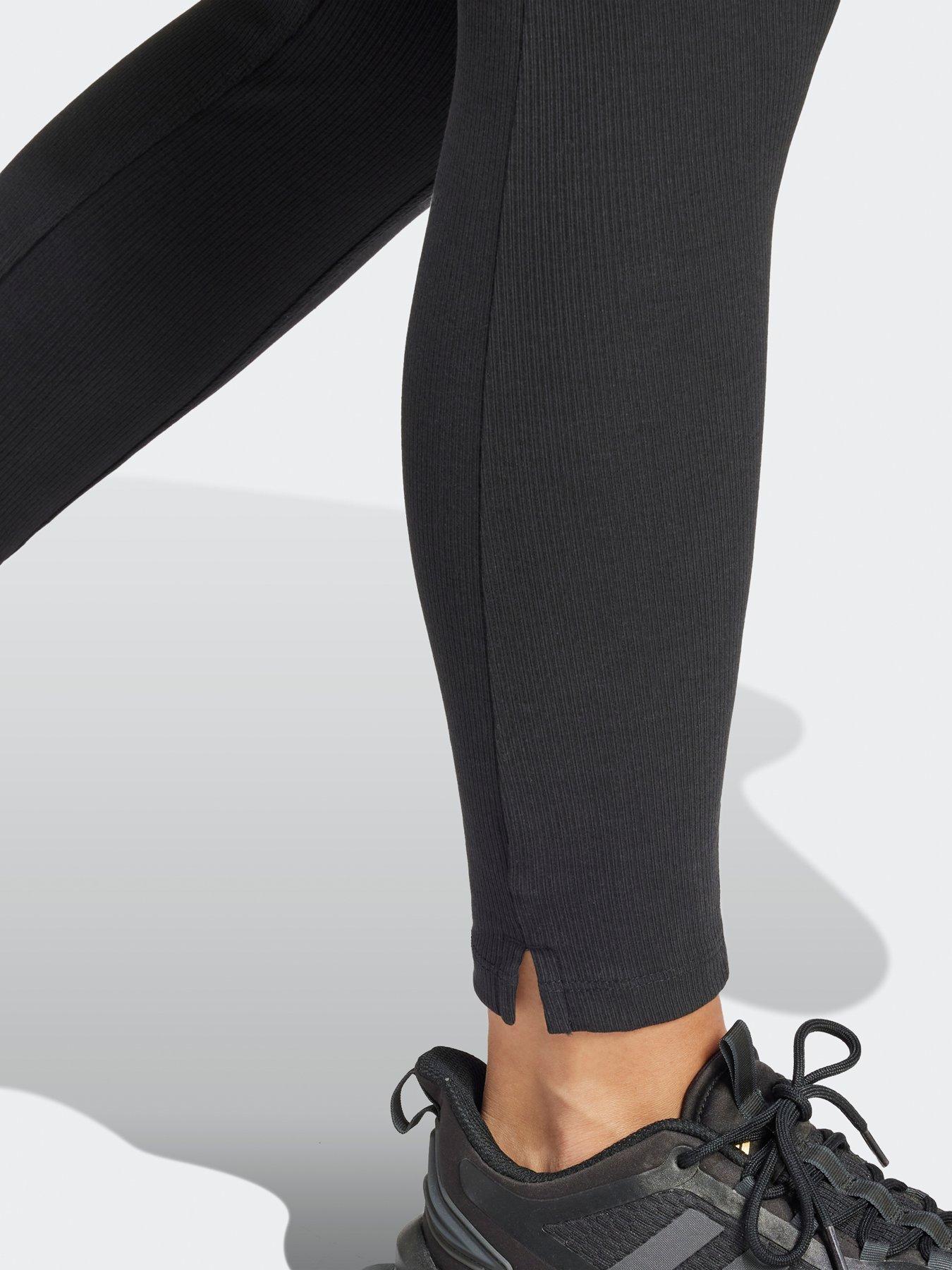 Image 5 of 5 of adidas Sportswear Women's Ribbed Leggings - Black