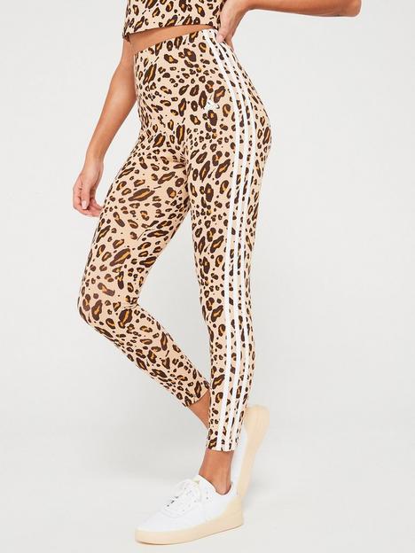 adidas-sportswear-womens-leopard-print-3-stripe-leggings-beige