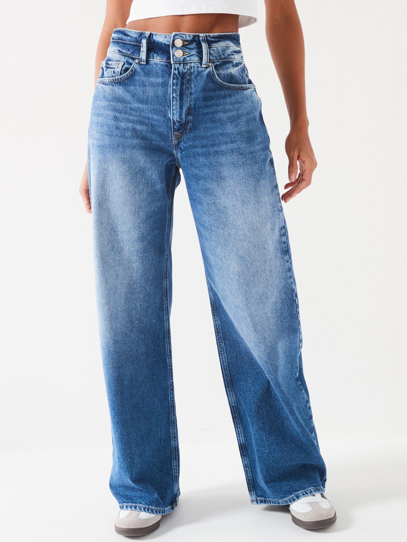 Womens Wide Leg Jeans Very