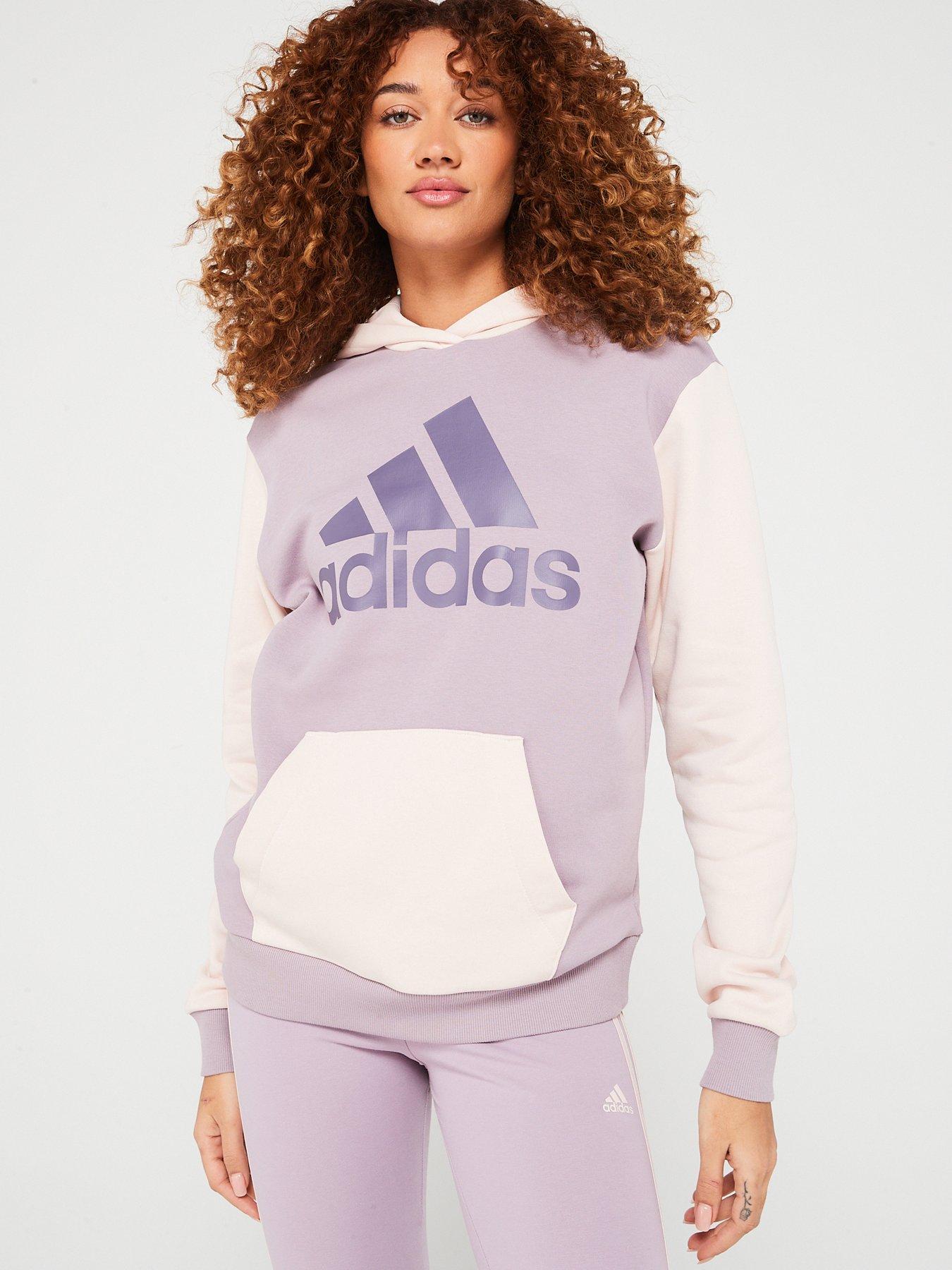 undefined Women's Big Logo Colourblock Hoodie - Lilac