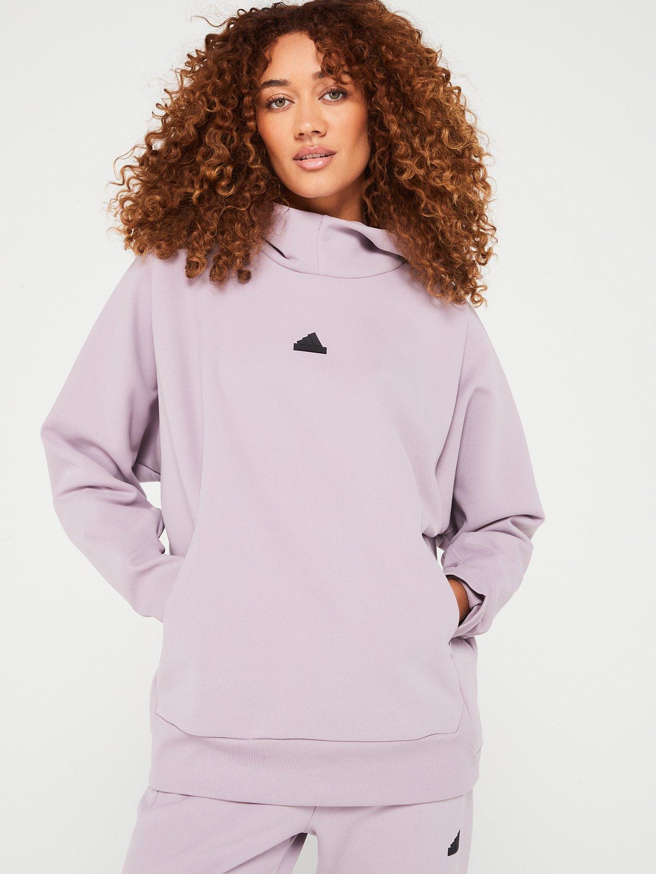 Adidas best sale hoodie lilac