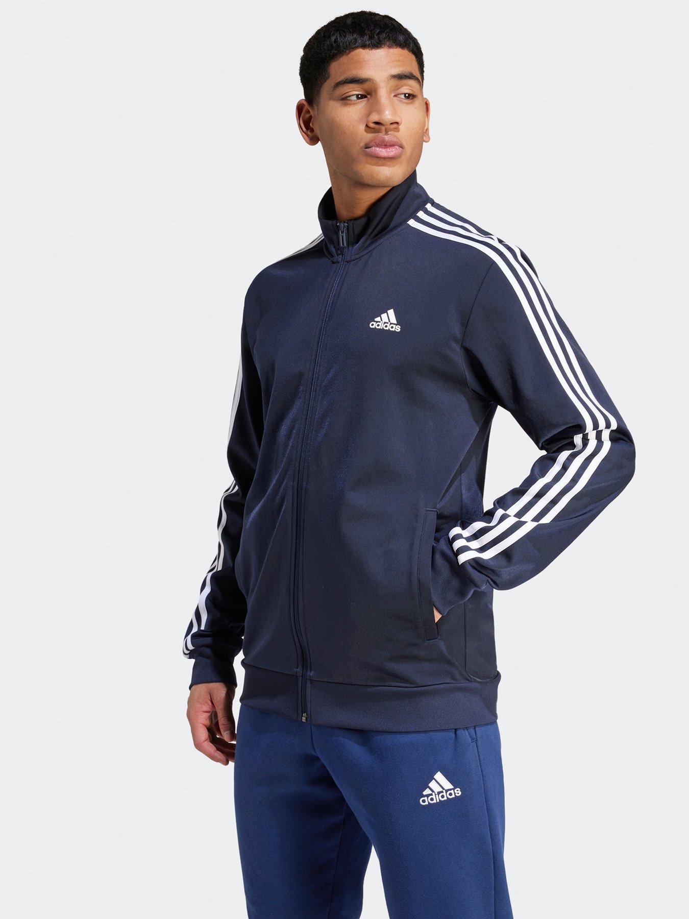 Mens adidas track top sale clearance