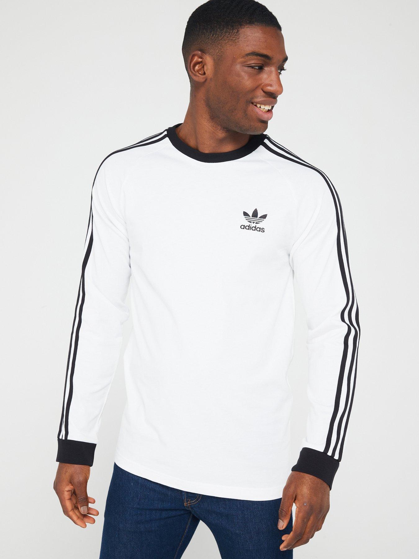 Adidas 3 best sale stripes long sleeve