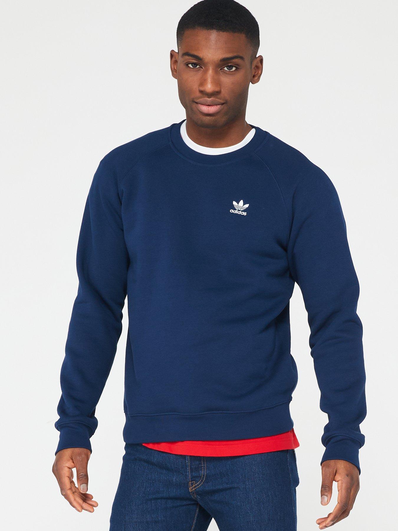 adidas Originals Men's Essential Trefoil Hoodie - Navy