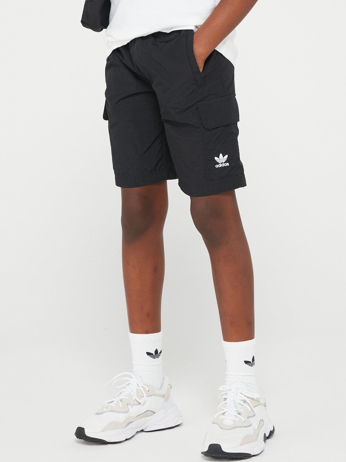 adidas-originals-juniors-cargo-shorts-black