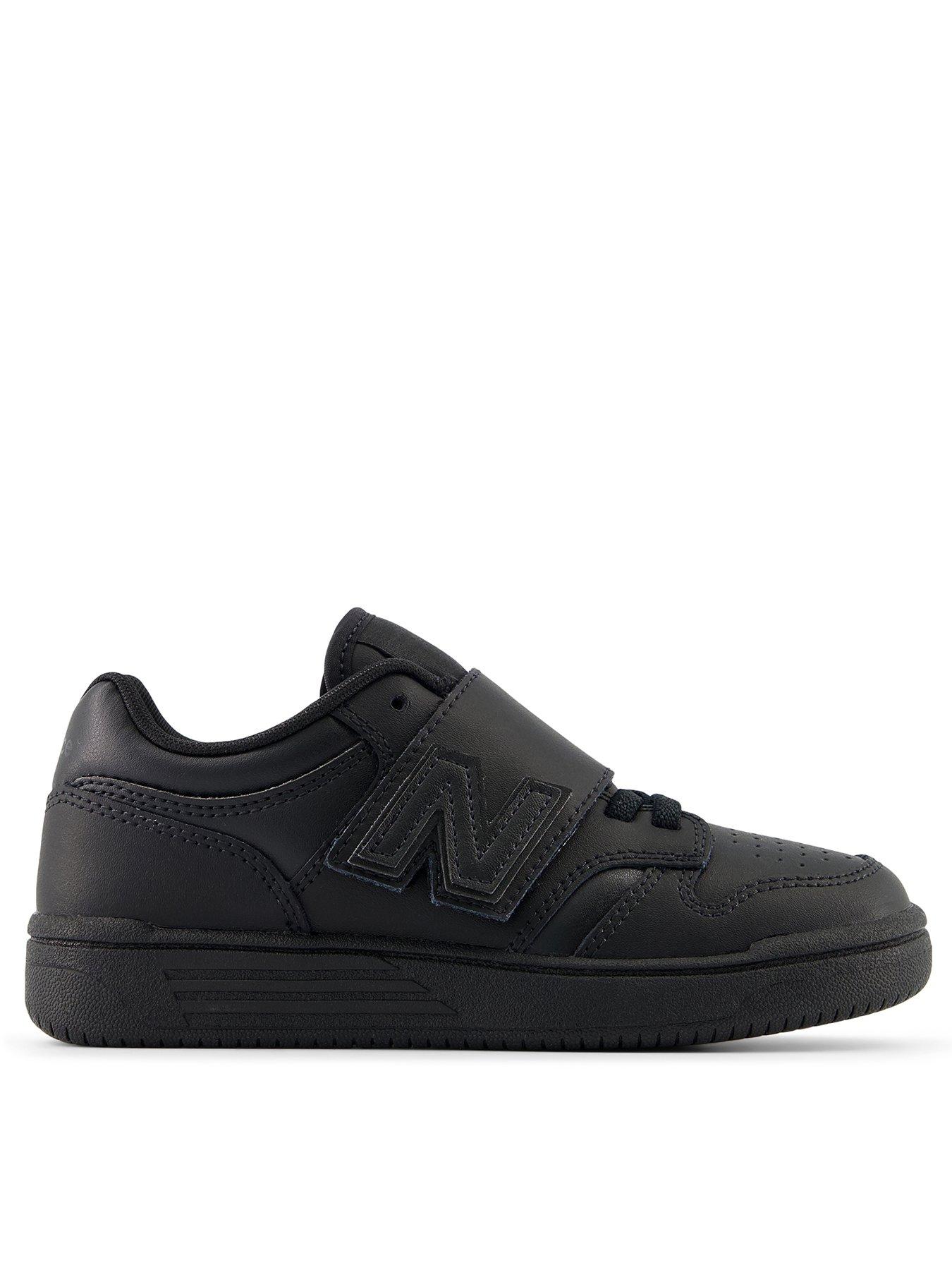 New Balance Kids Boys 480 Trainers - Black, Black, Size 1 Older