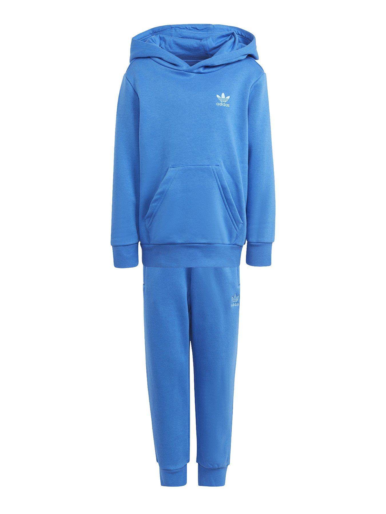 Adidas originals logo overhead hooded tracksuit infant sale