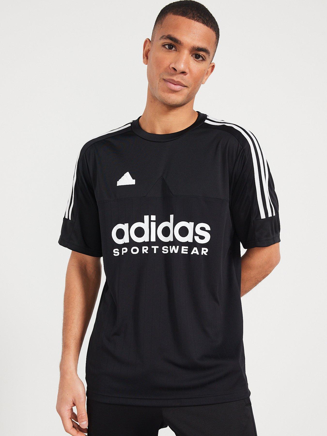 Black and burgundy adidas t shirt best sale