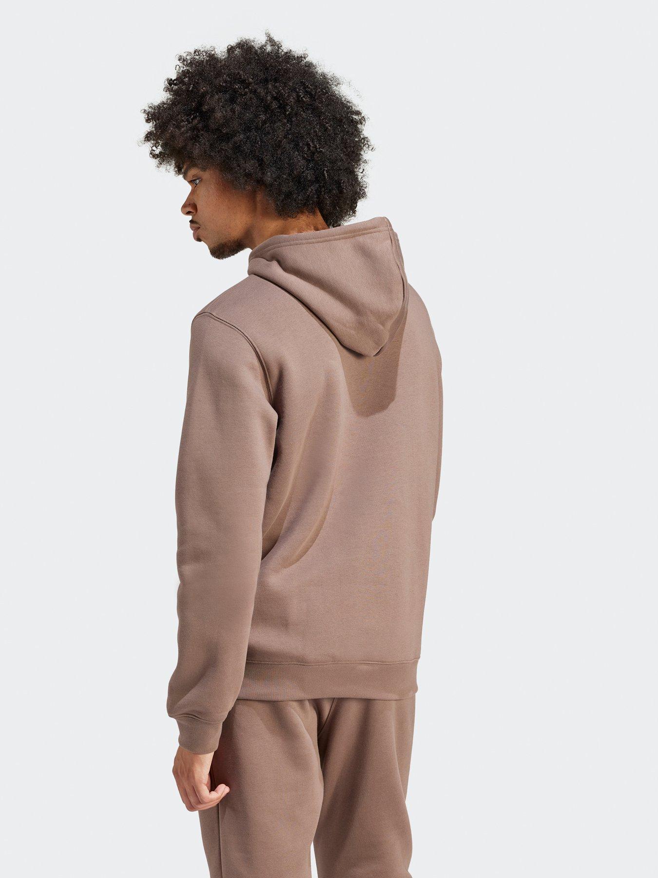 Adidas hoodie best sale brown