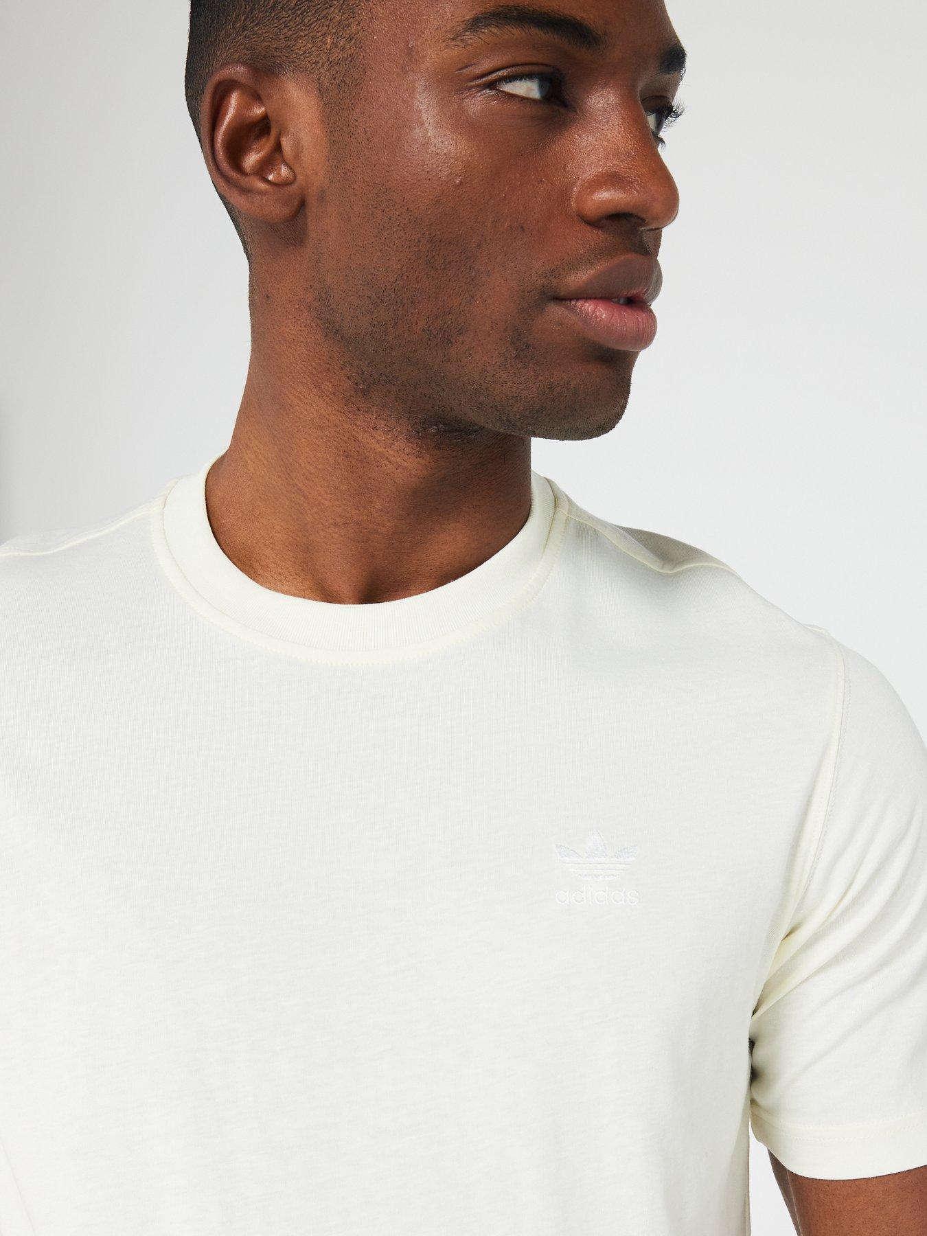 Image 4 of 4 of adidas Originals Men's Essential Trefoil T-Shirt - White
