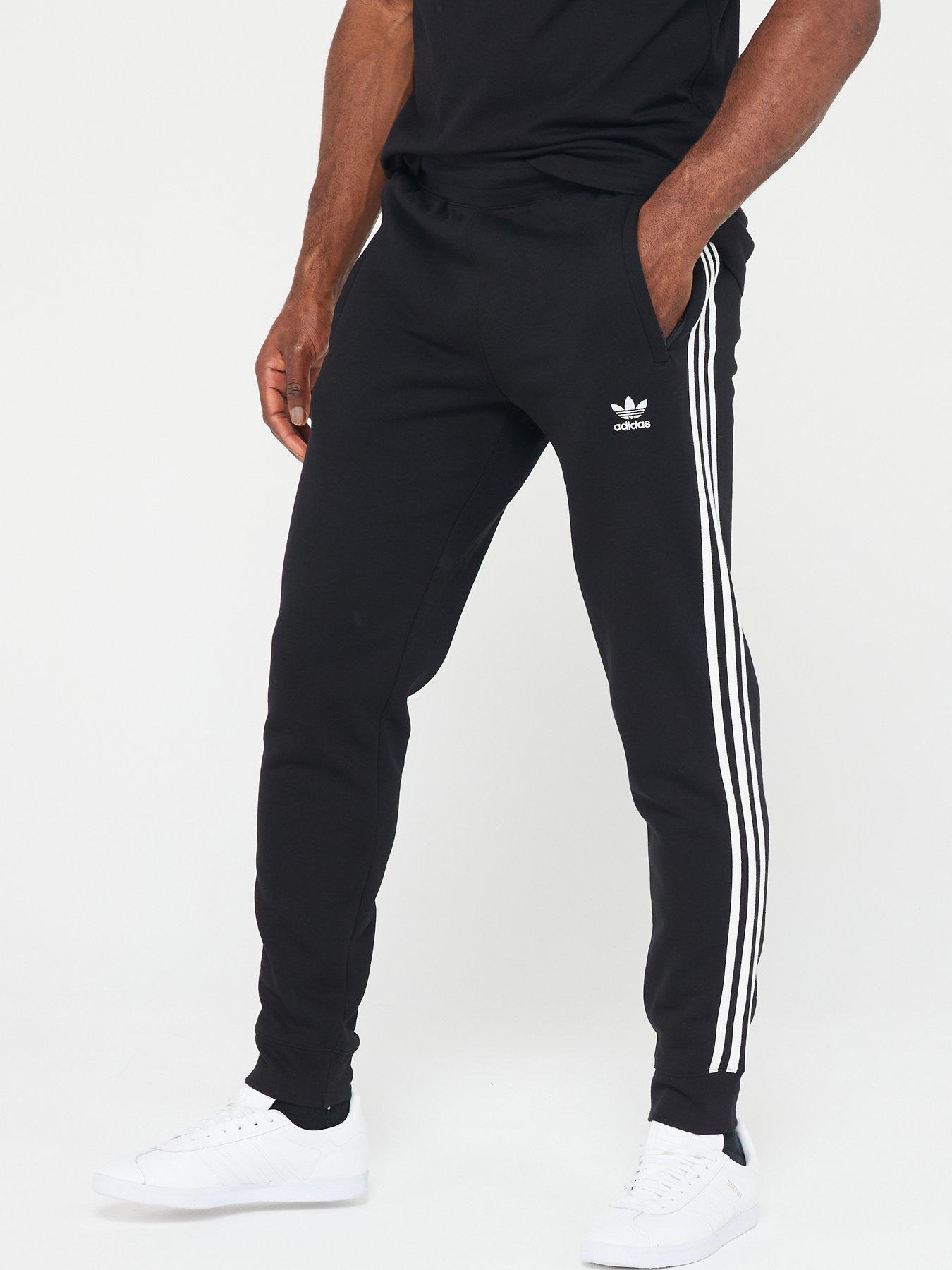 undefined Men's 3-Stripes Pants - Black
