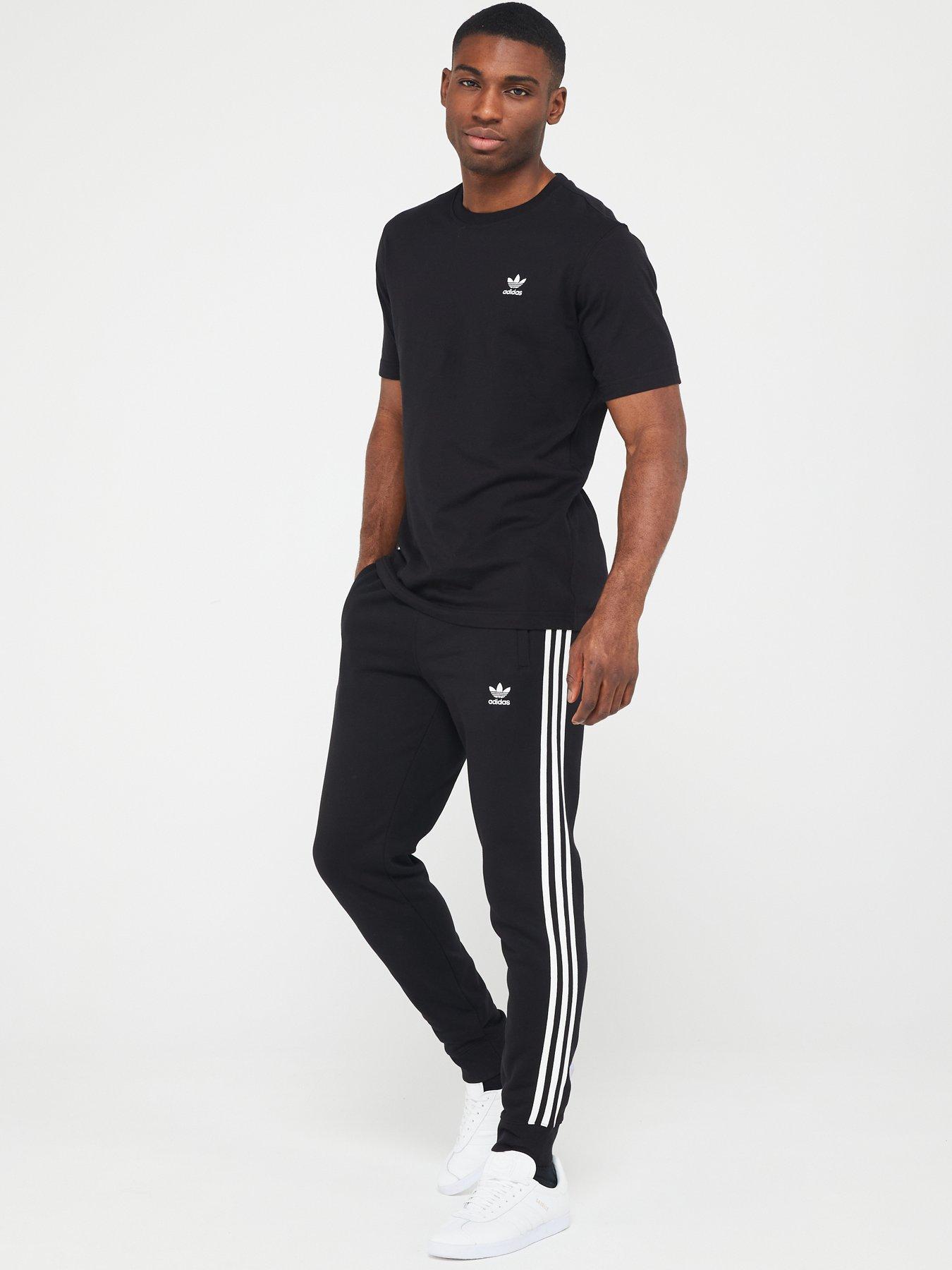 Black adidas hot sale trousers