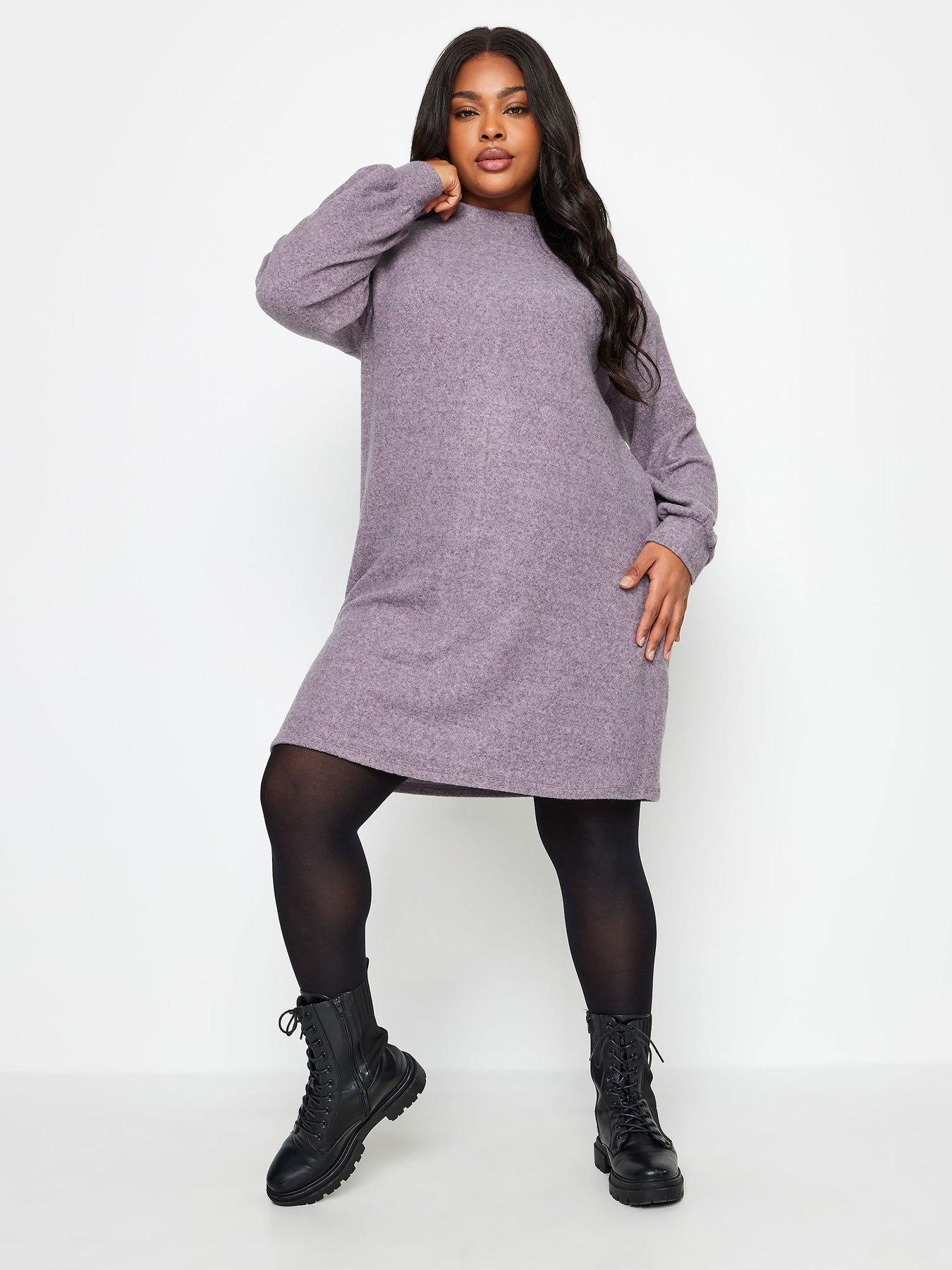 Plus size jumper deals dress