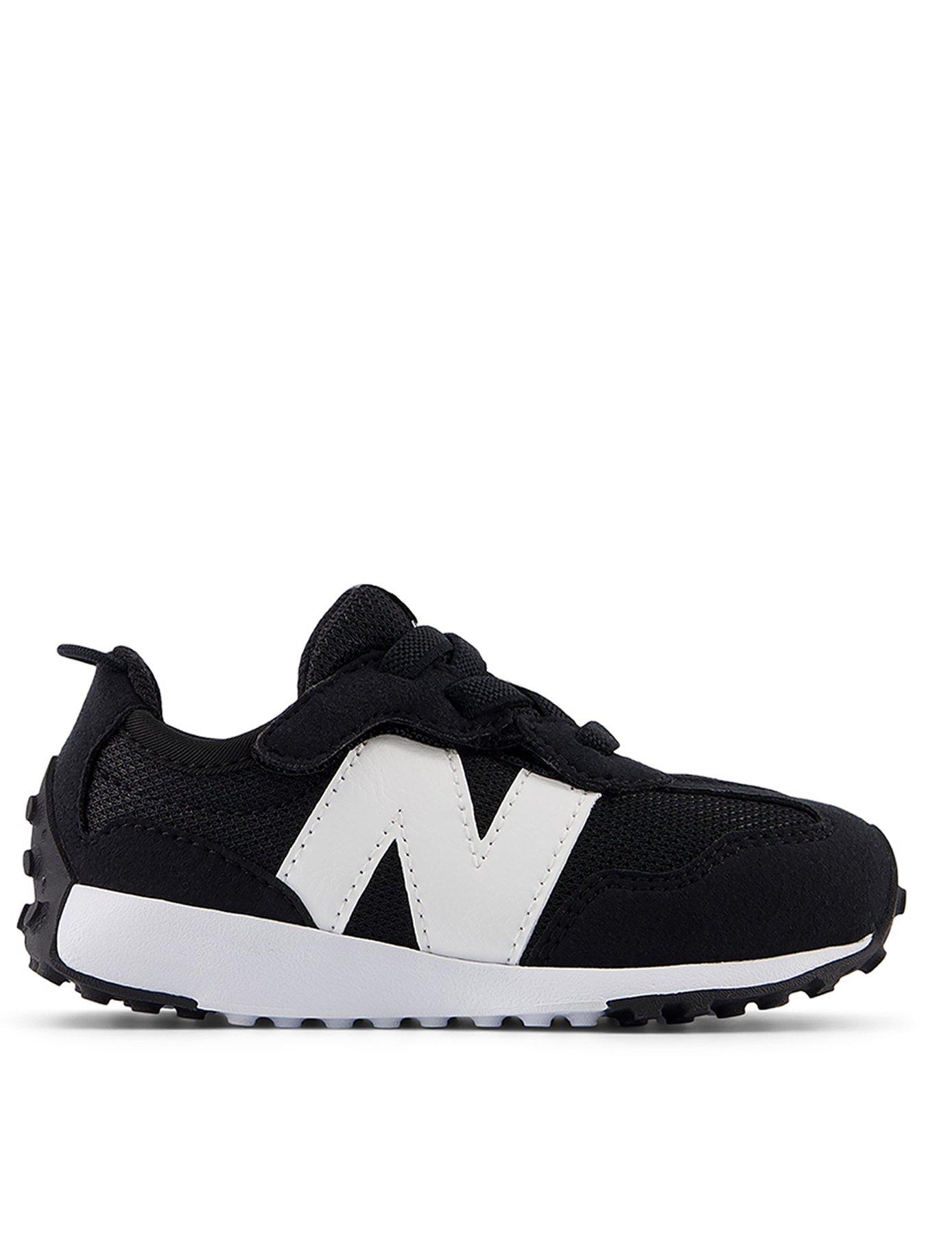 New Balance Infant Unisex 327 Trainers - Black/White