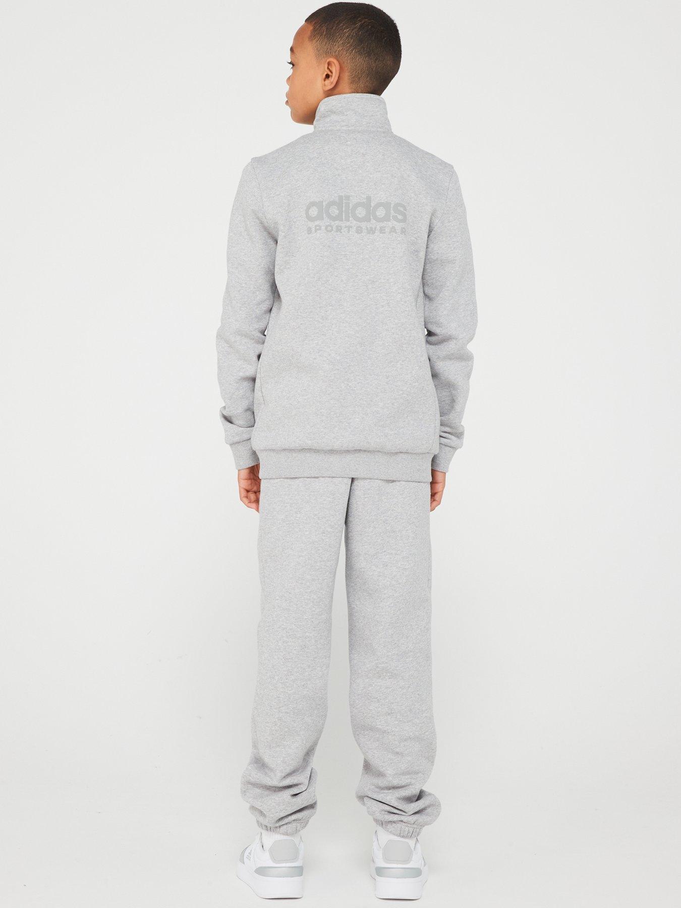 All grey adidas tracksuit online