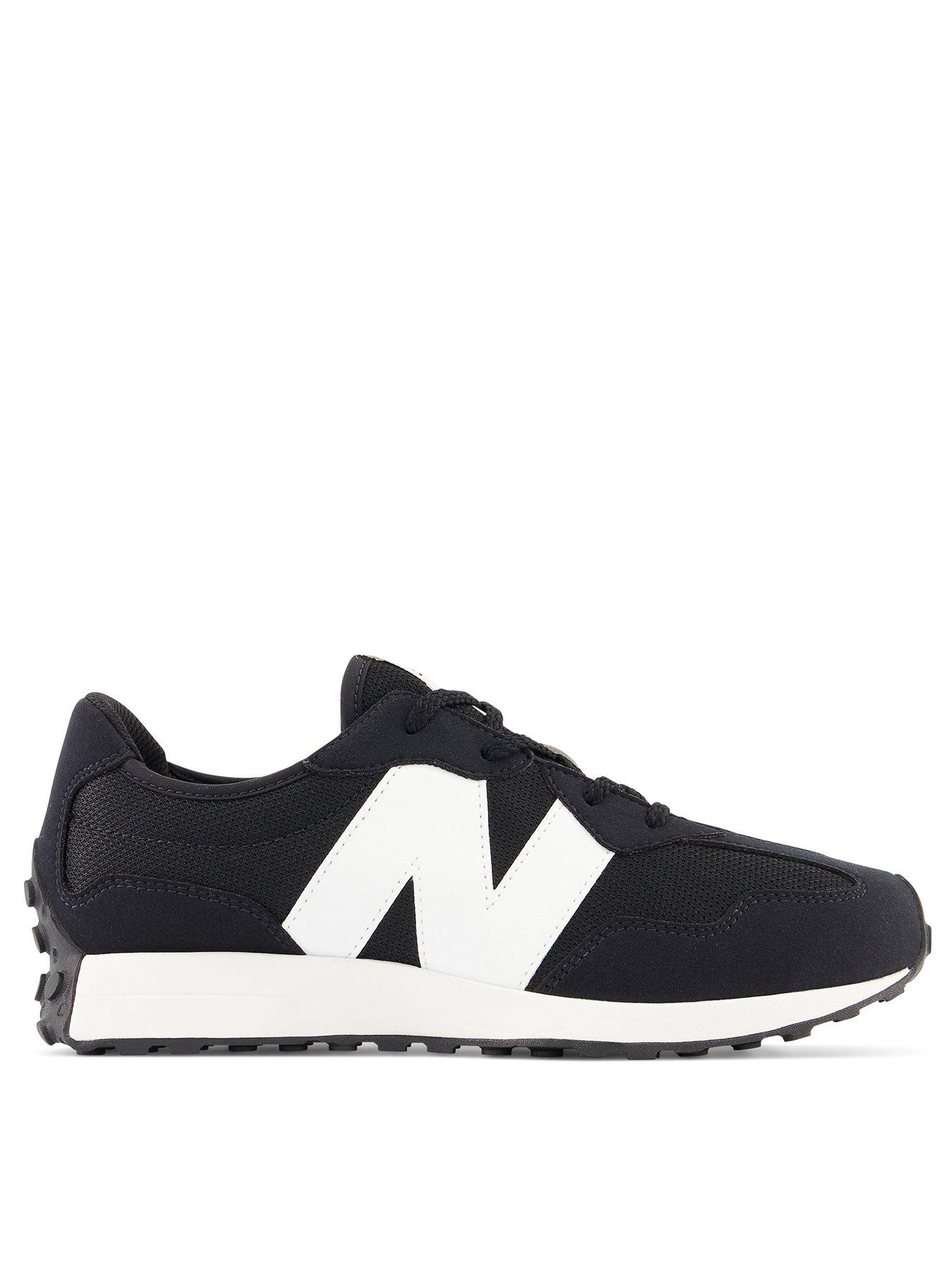 undefined Junior Unisex 327 Trainers - Black/White