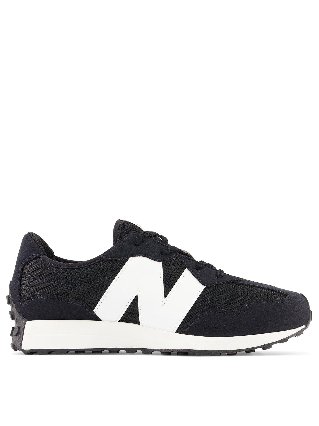 New Balance Junior Unisex 327 Trainers - Black/White