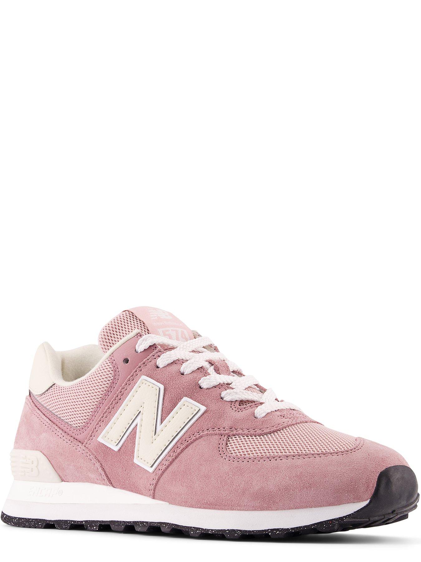 New Balance Womens 574 Trainers Pink Very