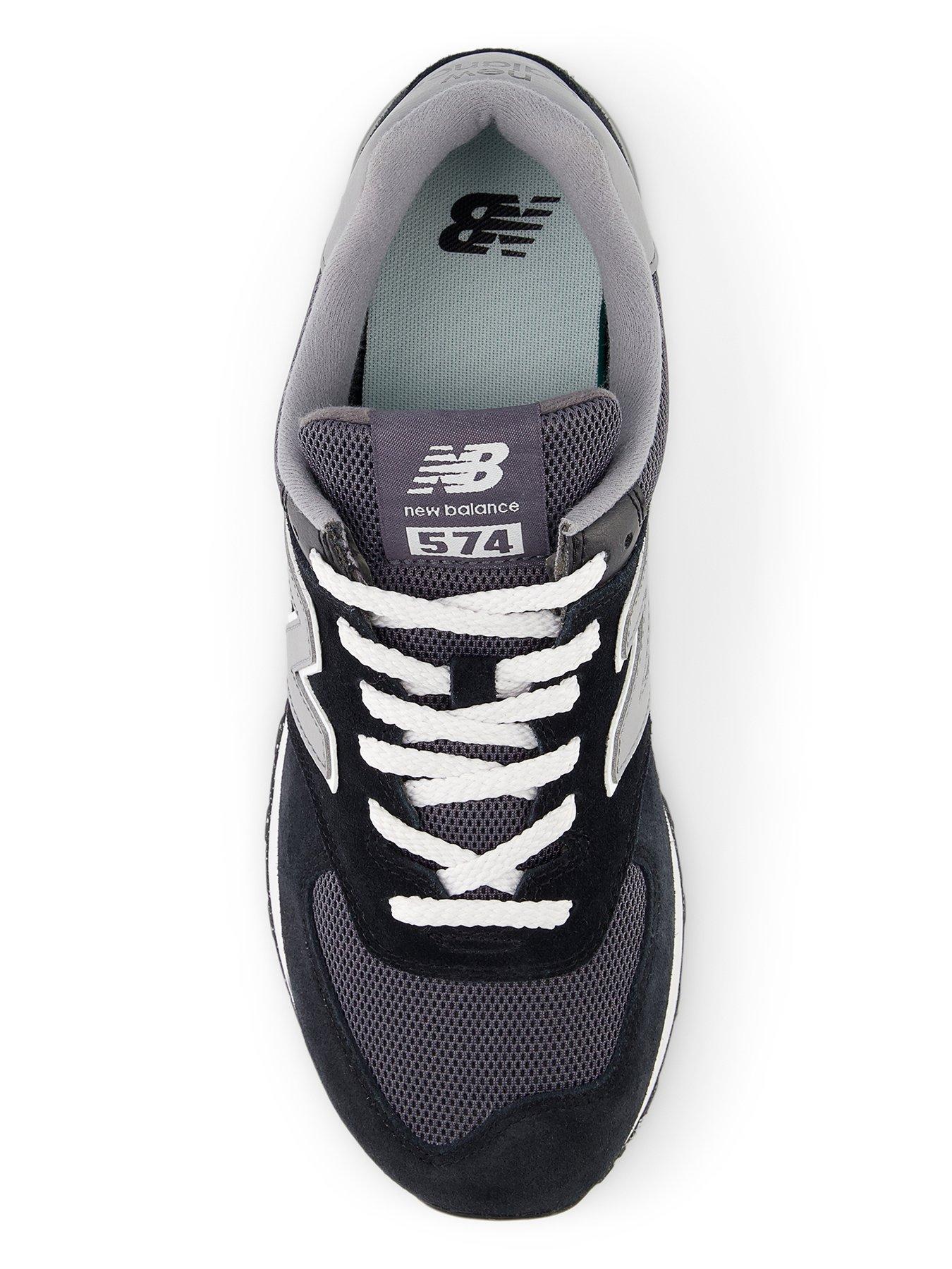 New Balance Mens 574 Trainers - Black/grey | Very.co.uk