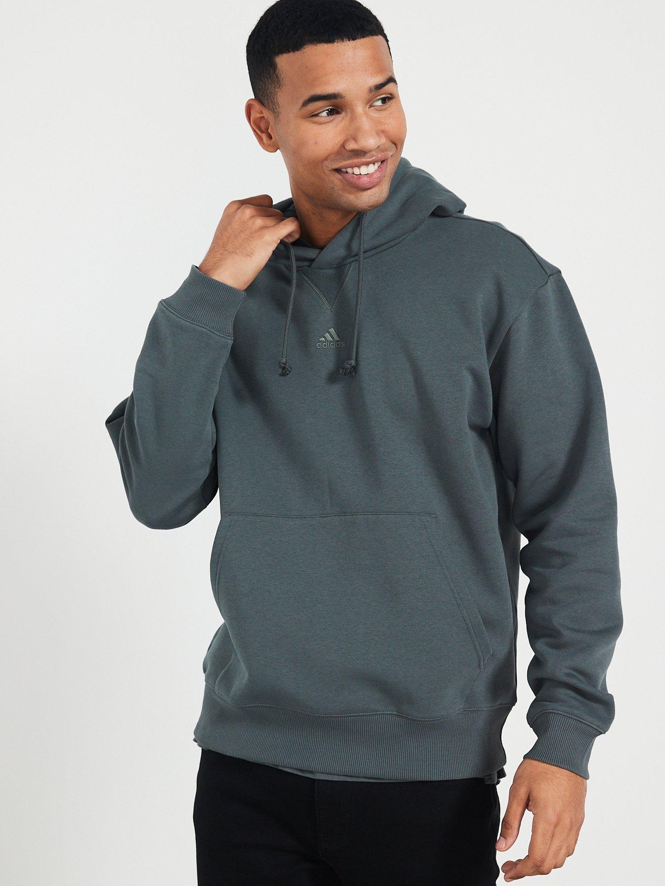 adidas Sportswear Mens All Szn Overhead Hoodie - Dark Green | Very.co.uk