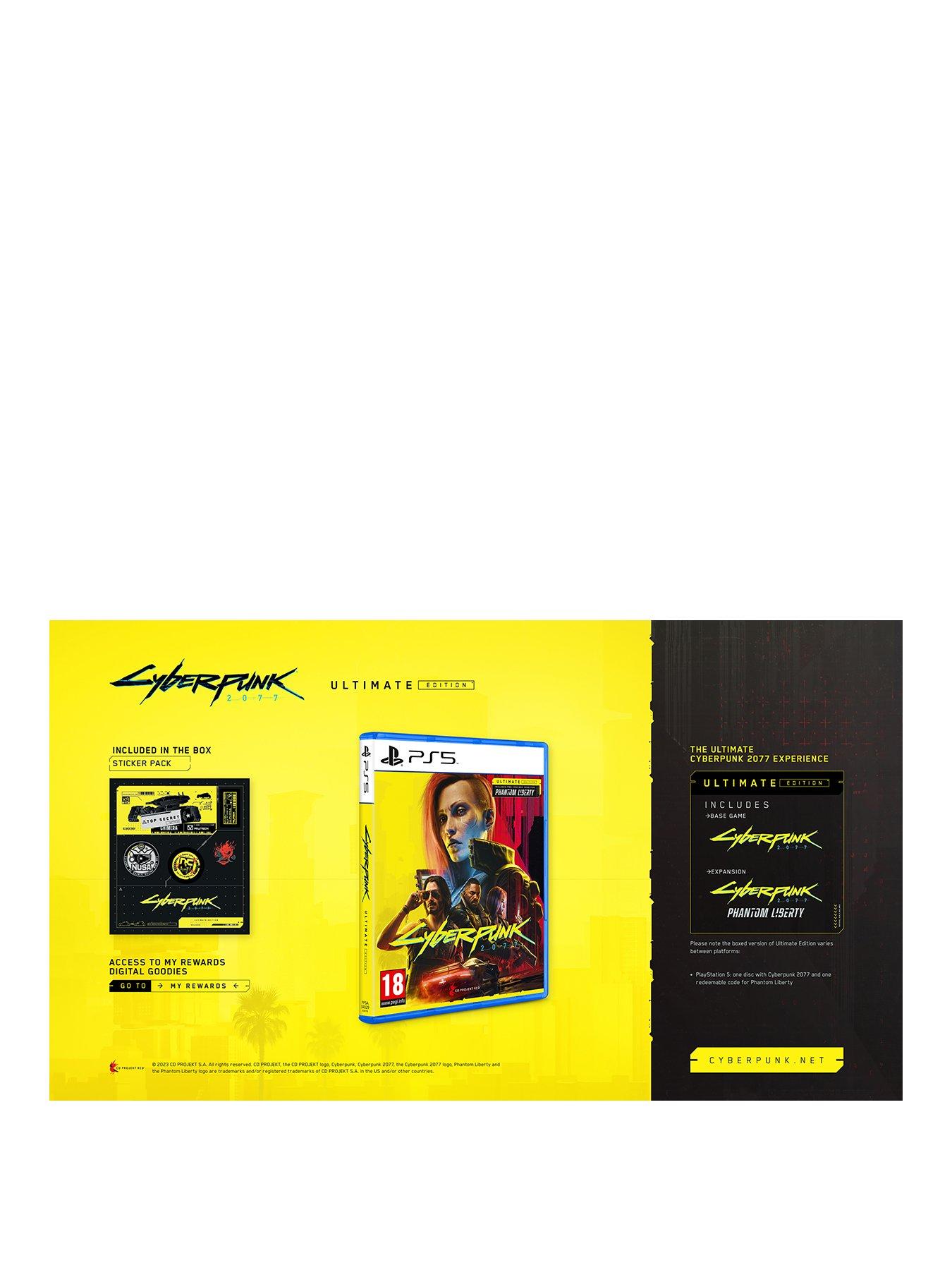 Cyberpunk 2077 + Map Guide Stickers & Postcards (PlayStation 4