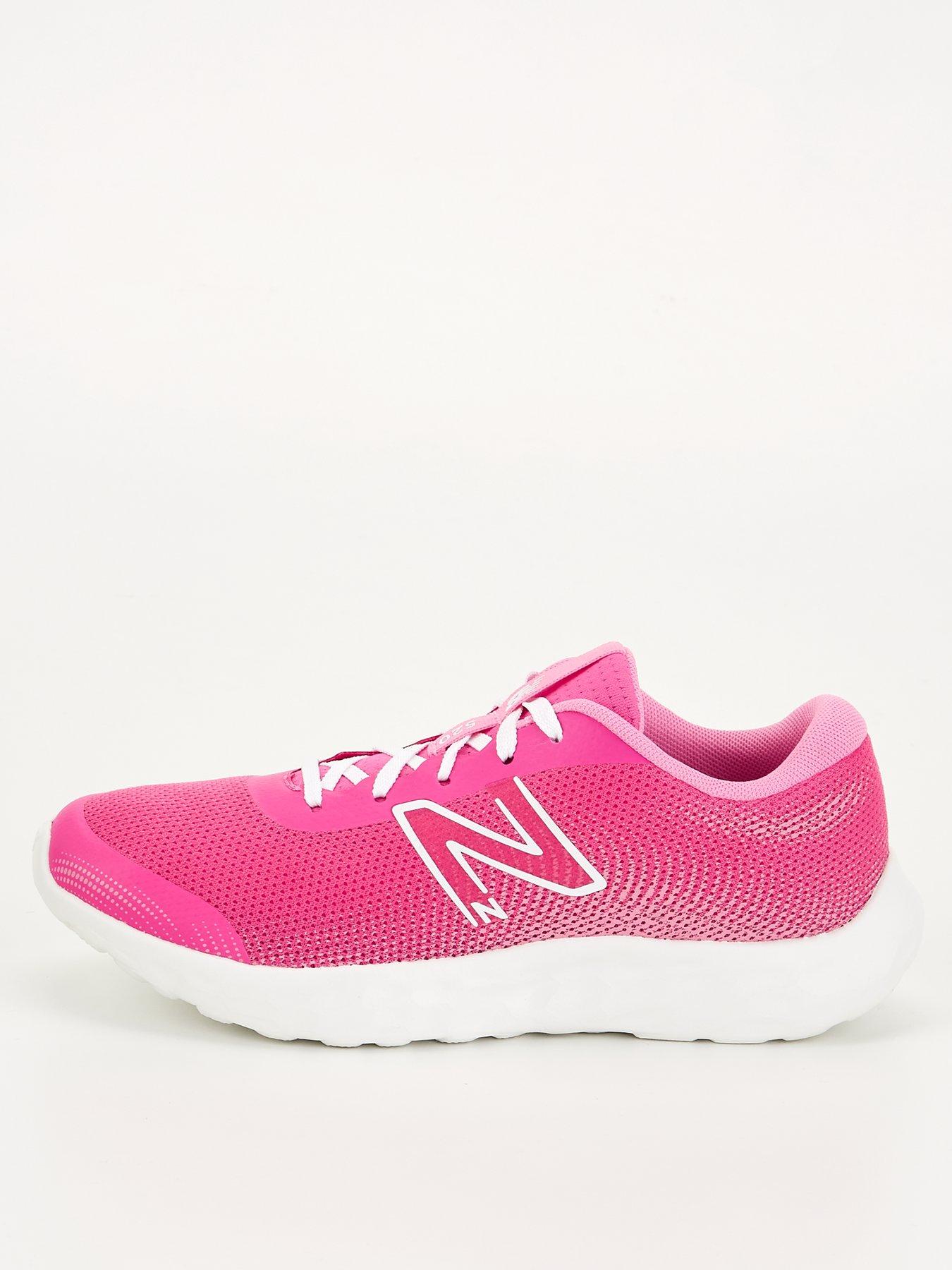 New Balance Junior Girls 520 Trainers - Pink, Pink, Size 5 Older