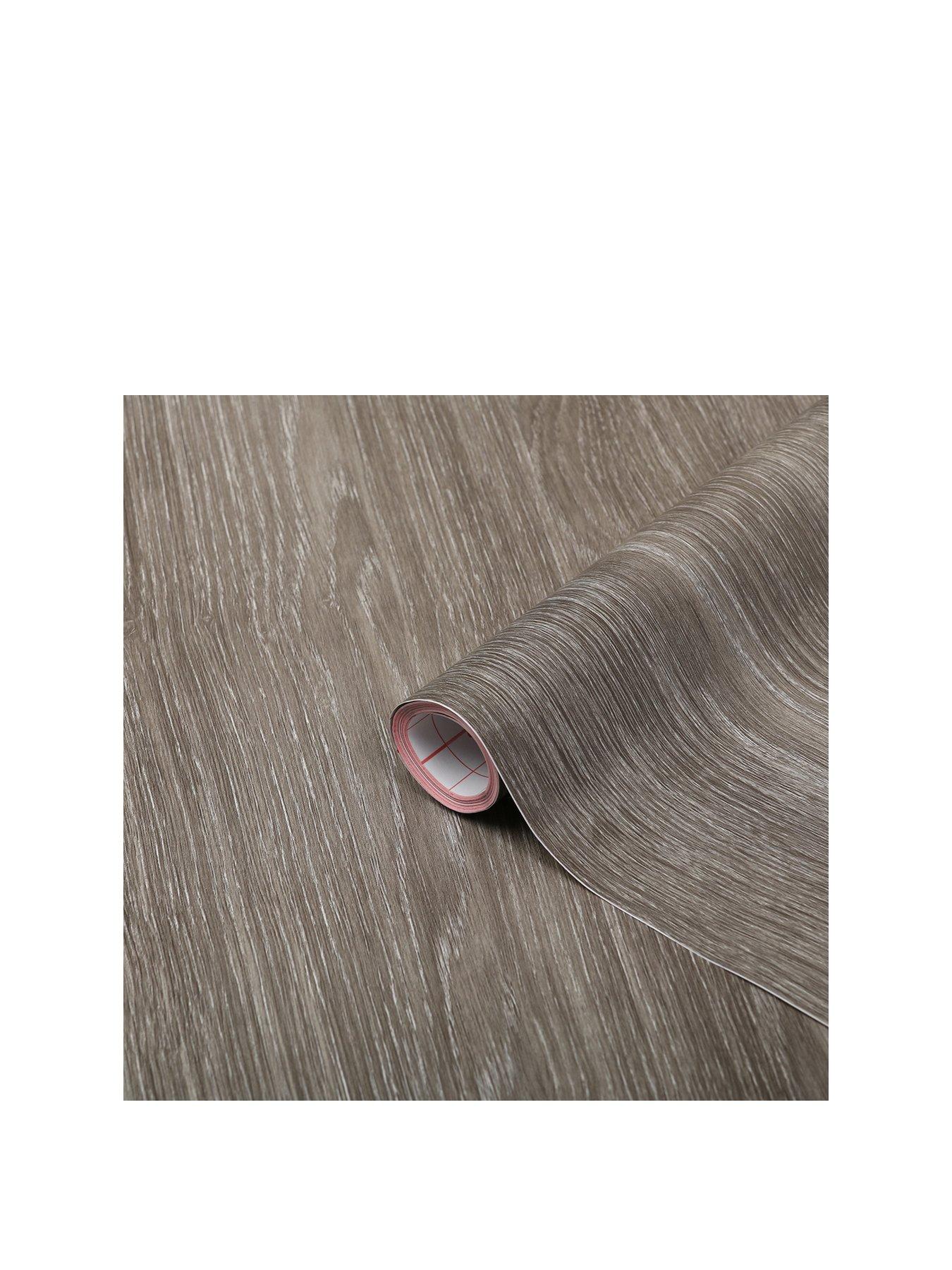 undefined Oak Sheffield Grey Self-Adhesive Vinyl Wrap Film – 67.5 x 1500 cm