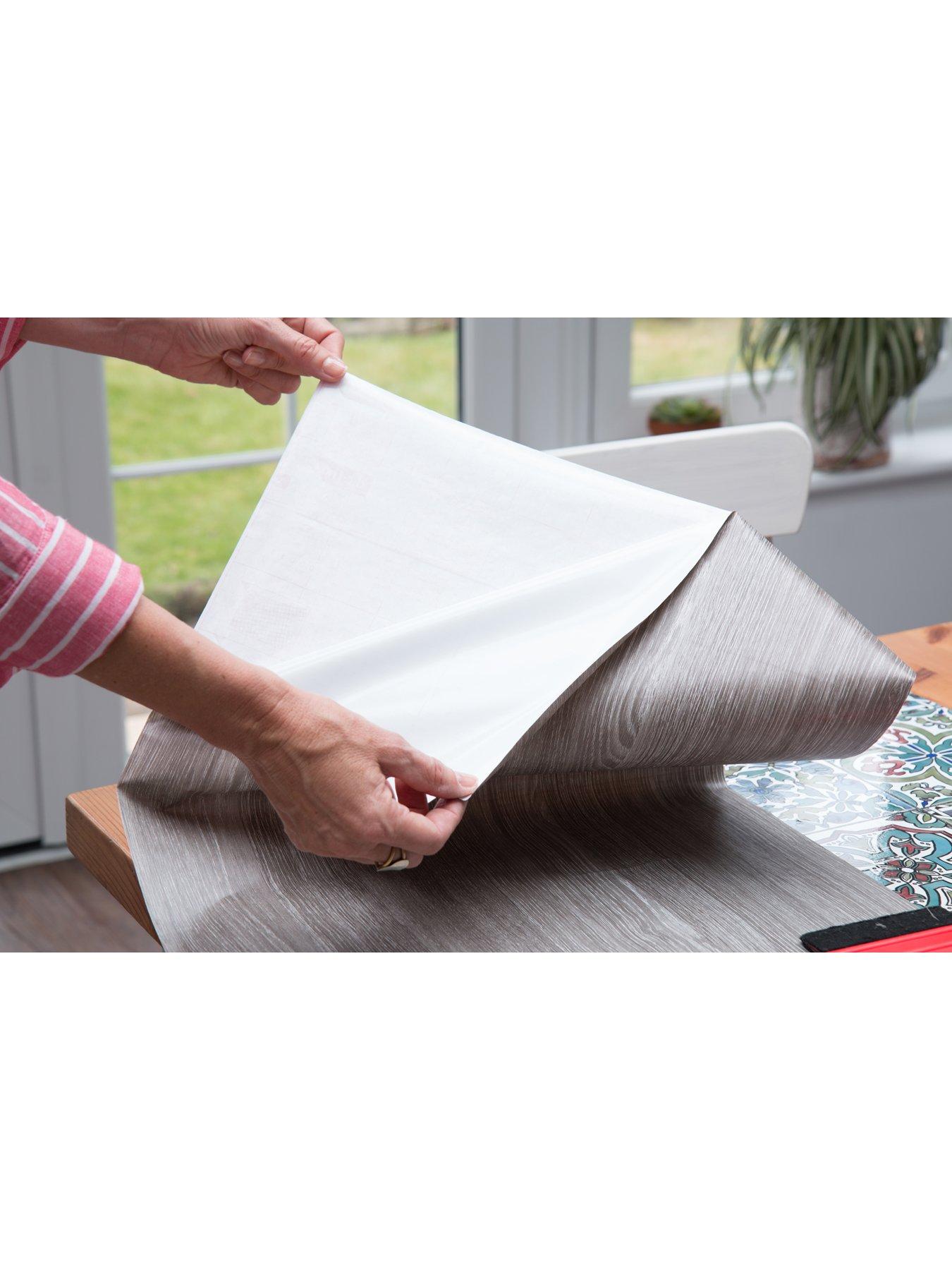 Image 3 of 5 of D-C-Fix Oak Sheffield Grey Self-Adhesive Vinyl Wrap Film &ndash; 90 x 500 cm