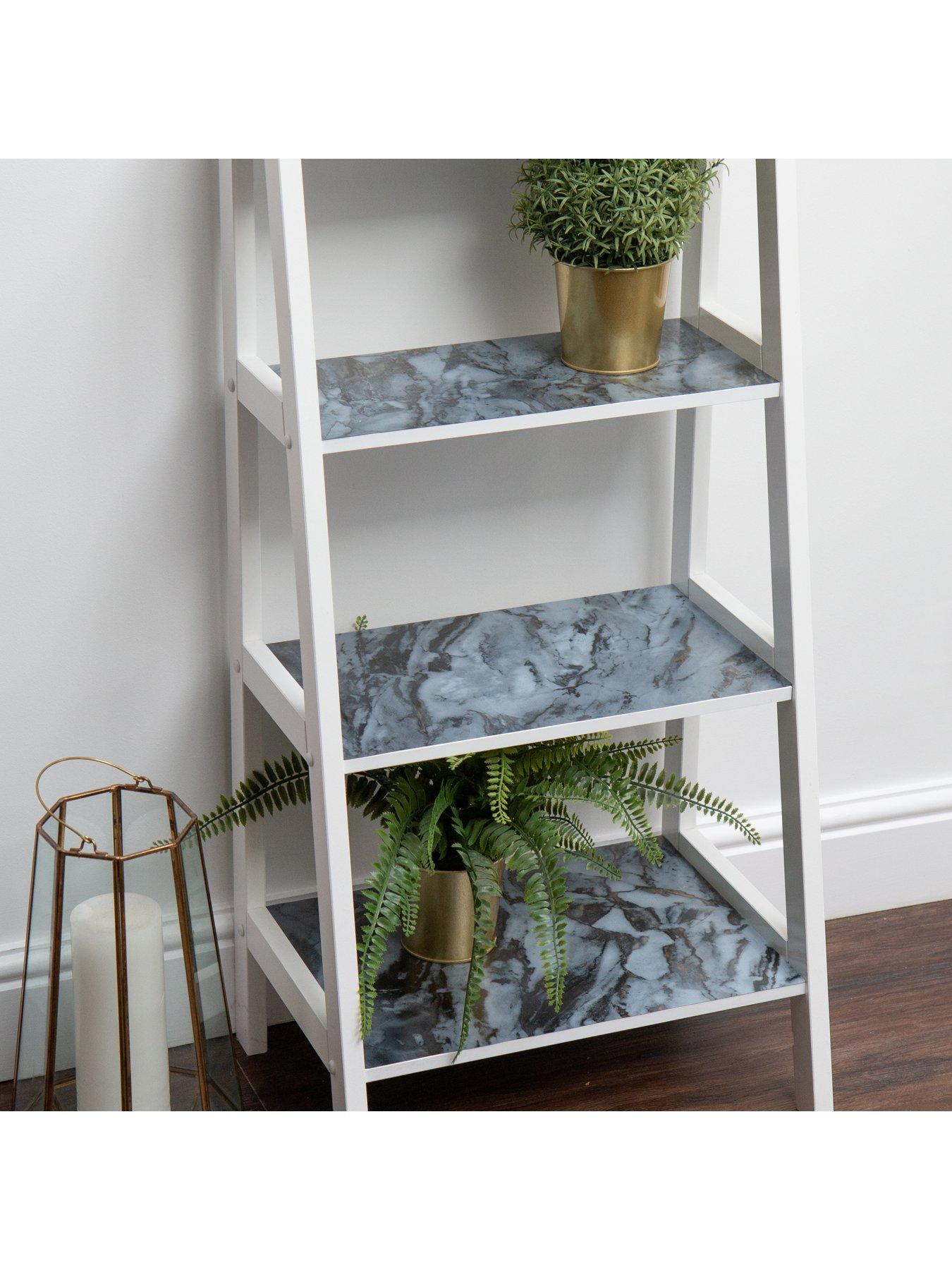 undefined Marble Romeo Matt White Self-Adhesive Vinyl Wrap Film – 67.5 x 500 cm