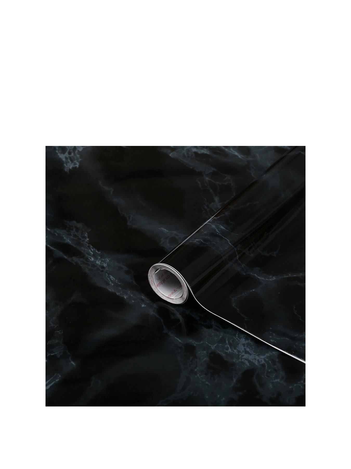 Image 2 of 3 of D-C-Fix Marble Black Self-Adhesive Vinyl Wrap Film &ndash; 67.5 x 1500 cm