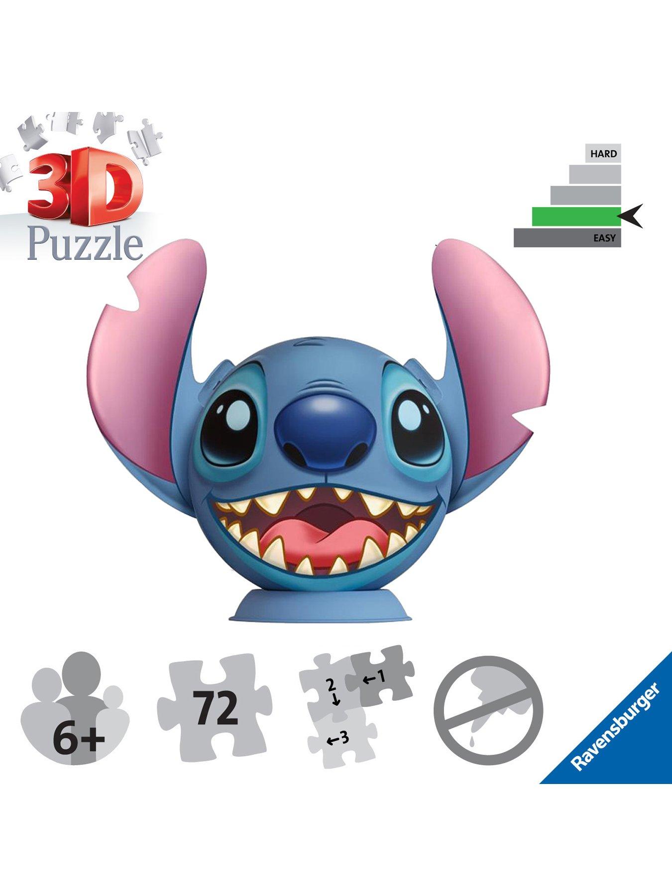Image 4 of 6 of Ravensburger Stitch with Ears 77 piece 3D Jigsaw Puzzle