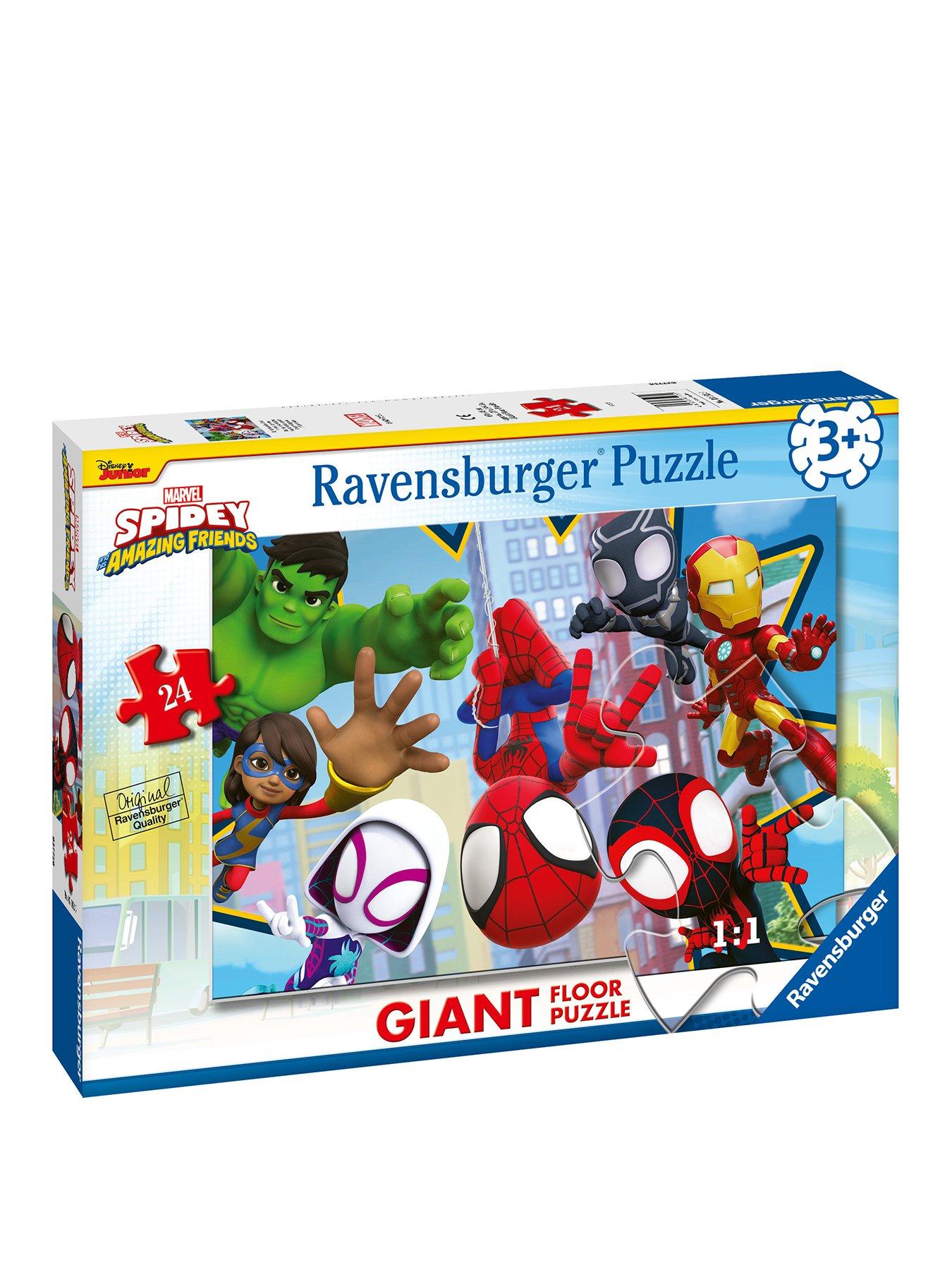 Image 1 of 5 of Ravensburger Spidey & His Amazing Friends, 24 piece Giant Floor Jigsaw Puzzle