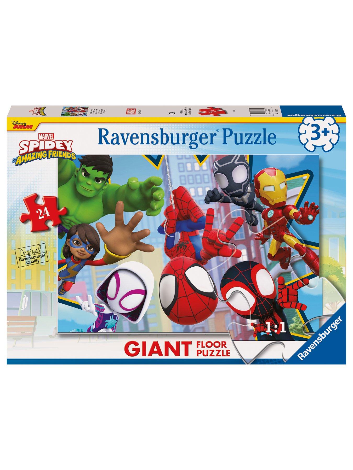 Image 3 of 5 of Ravensburger Spidey & His Amazing Friends, 24 piece Giant Floor Jigsaw Puzzle