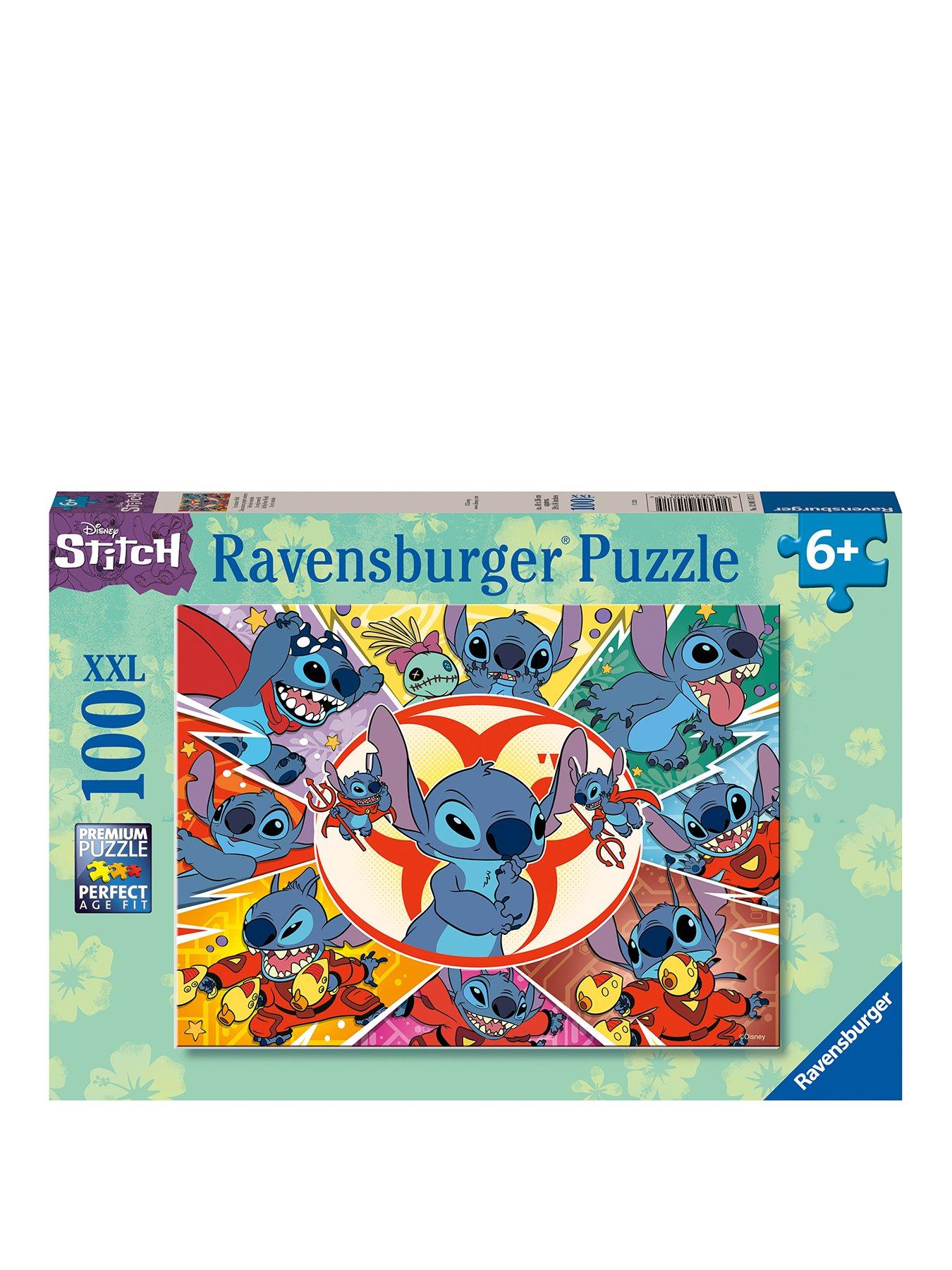 Image 1 of 3 of Ravensburger Stitch Disney&nbsp;100-Piece&nbsp;Jigsaw Puzzle with&nbsp;XXL Large Pieces