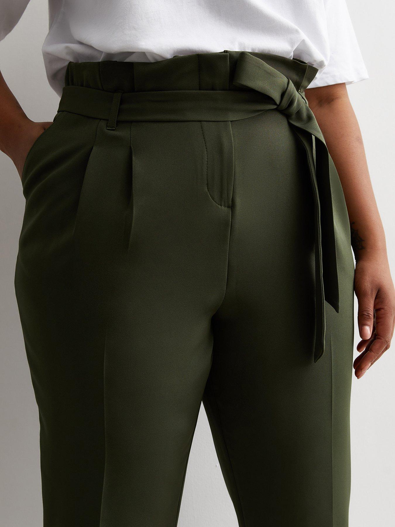 New look tie waist trousers best sale