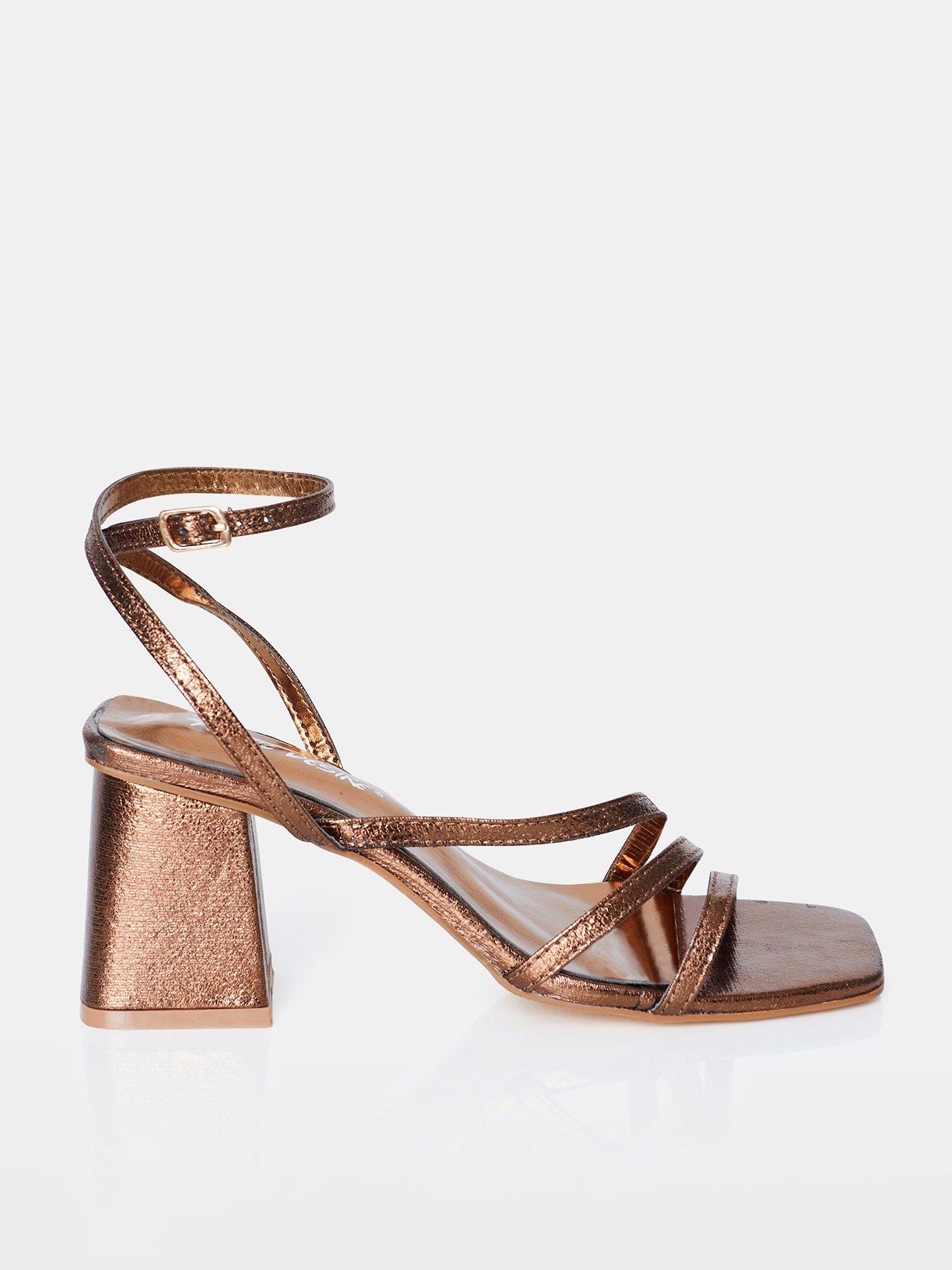 Robin Heeled Sandal Bronze
