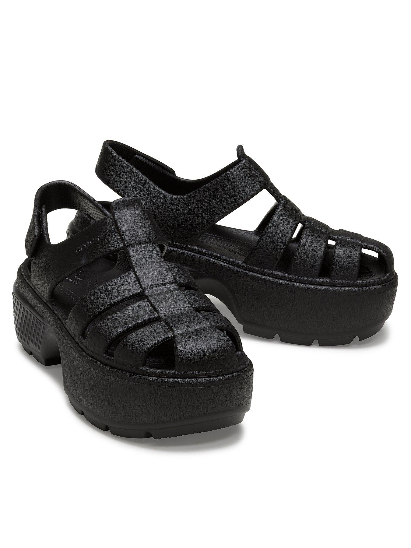 Womens black crocs size 8 sales