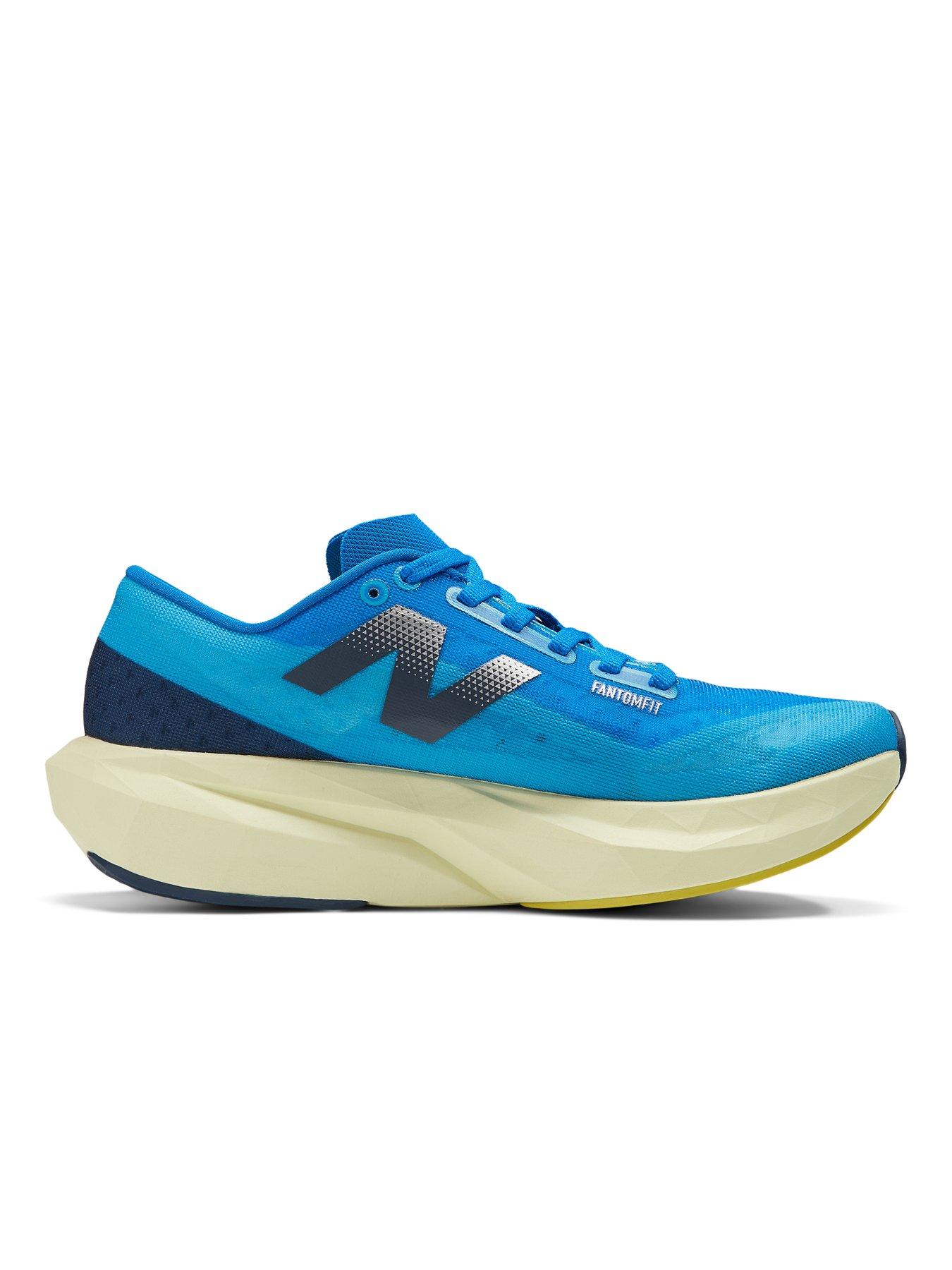 New Balance Womens Running Fuelcell Rebelv4 - Blue/yellow | Very.co.uk