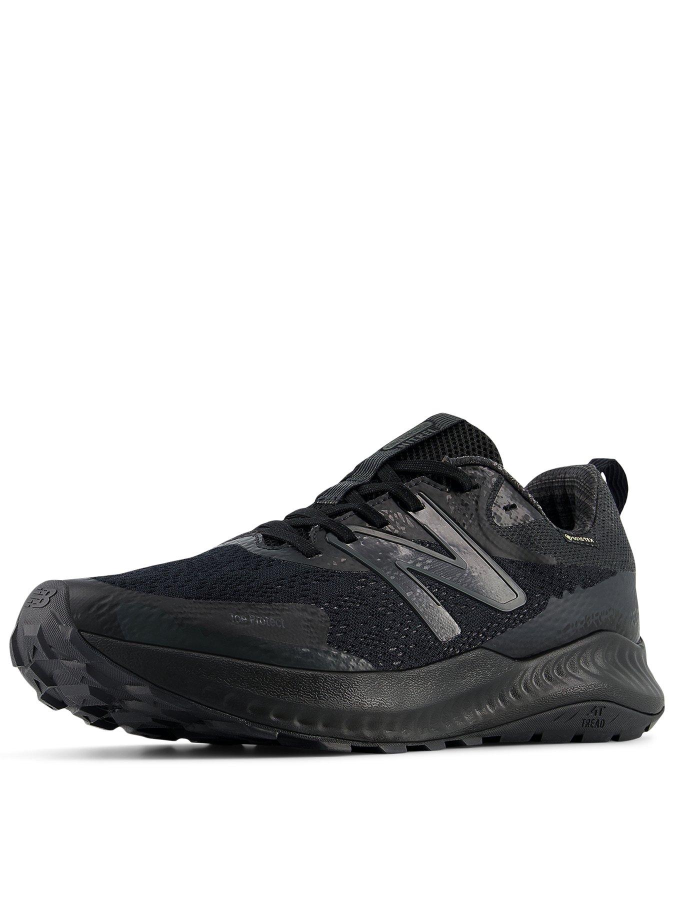 New Balance Mens Trail Running Nitrel Gtx - Black, Black, Size 11, Men