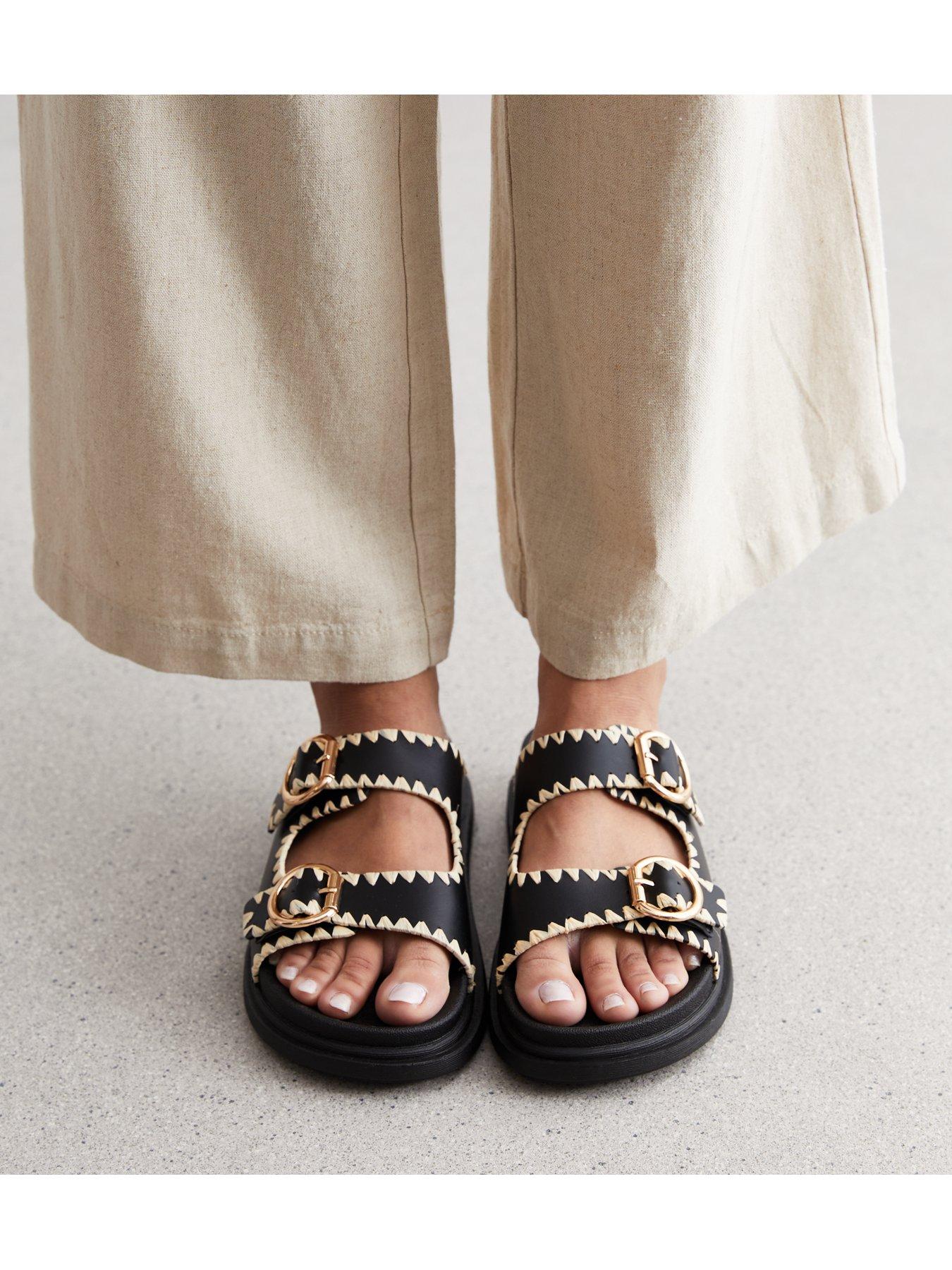 Black sliders new look clearance