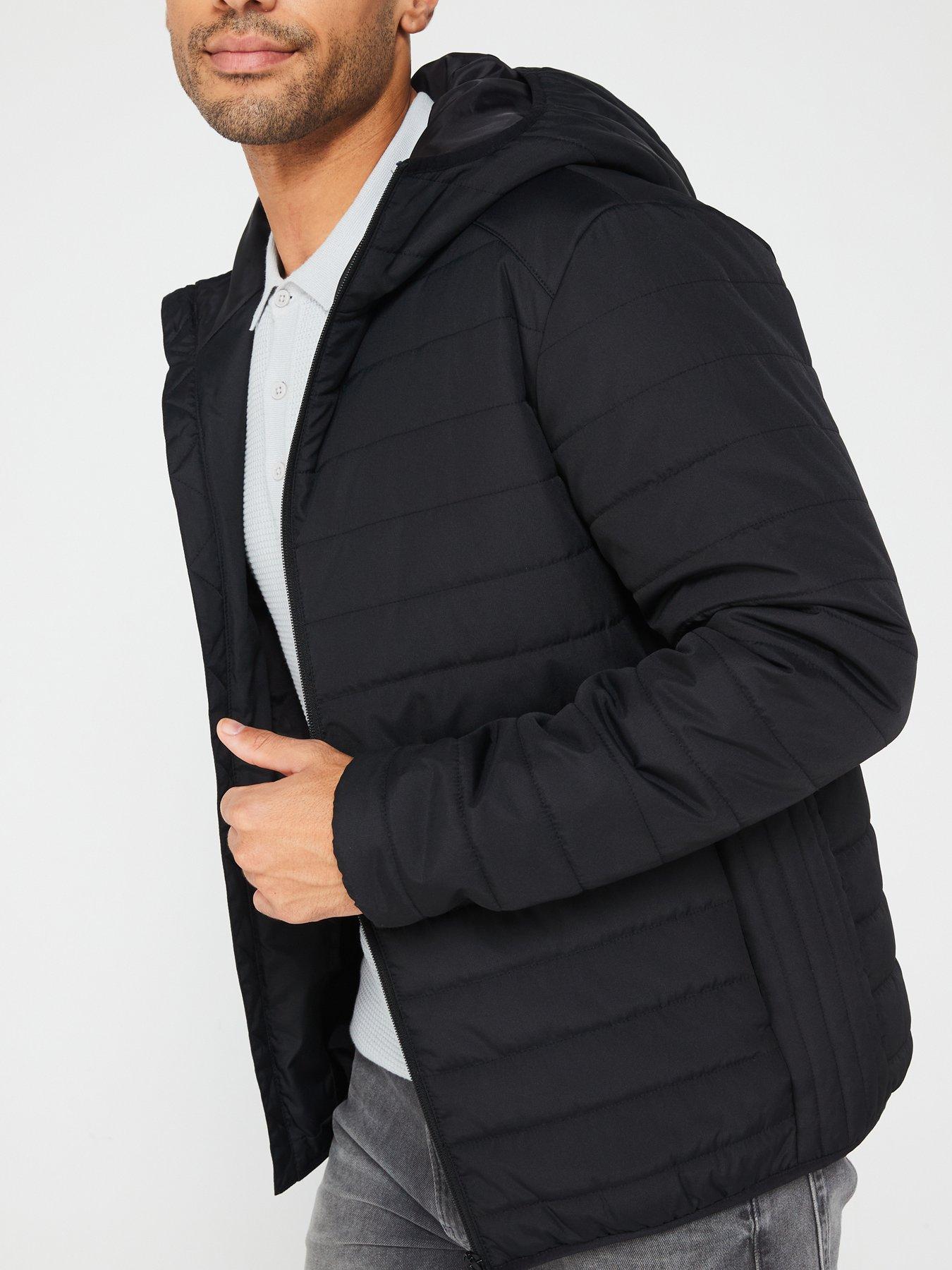 Image 4 of 5 of Everyday Lightweight Padded Hood Jacket - Black