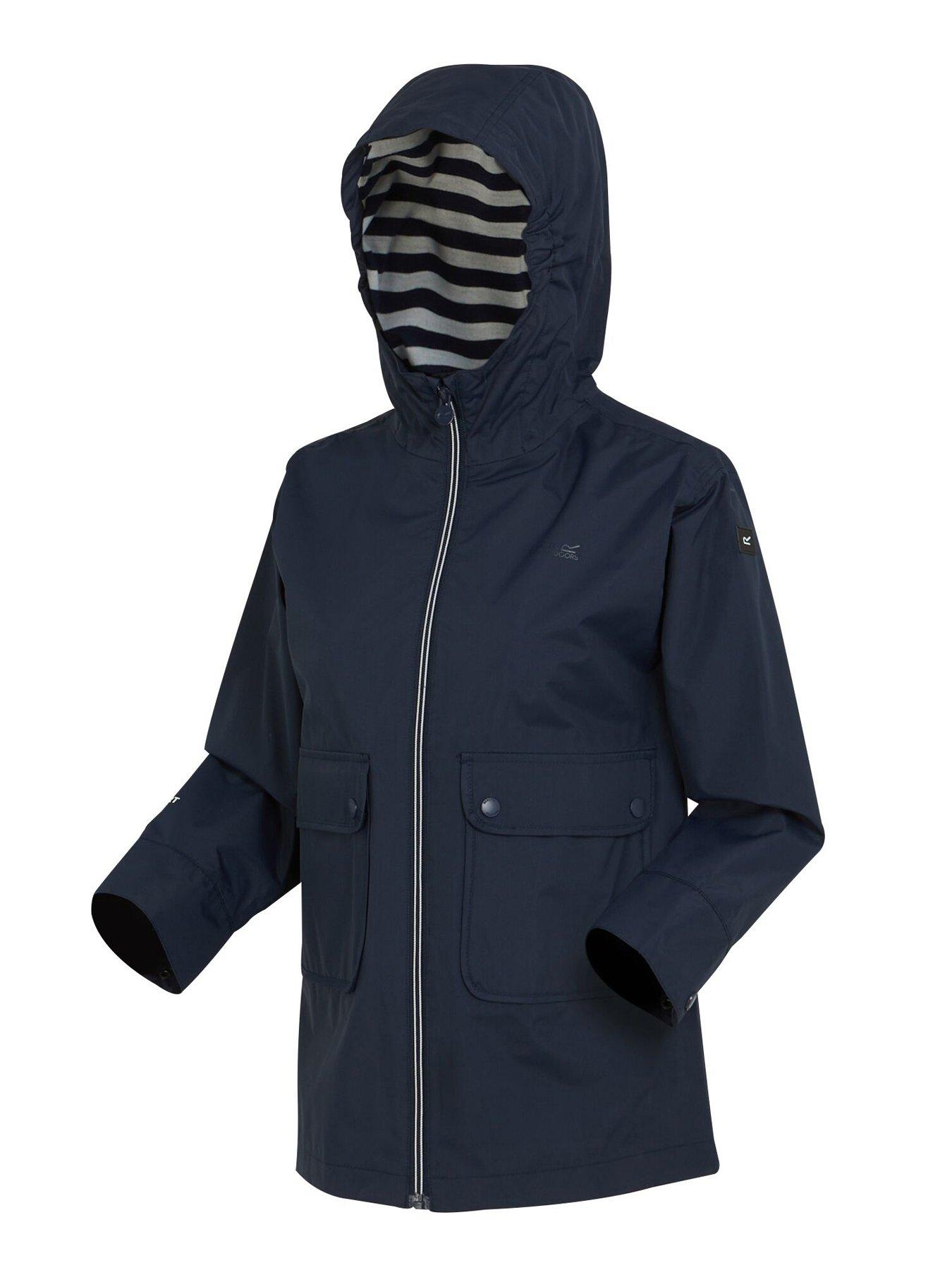 Regatta Girls Beylina Waterproof Shell Jacket - Navy | Very.co.uk