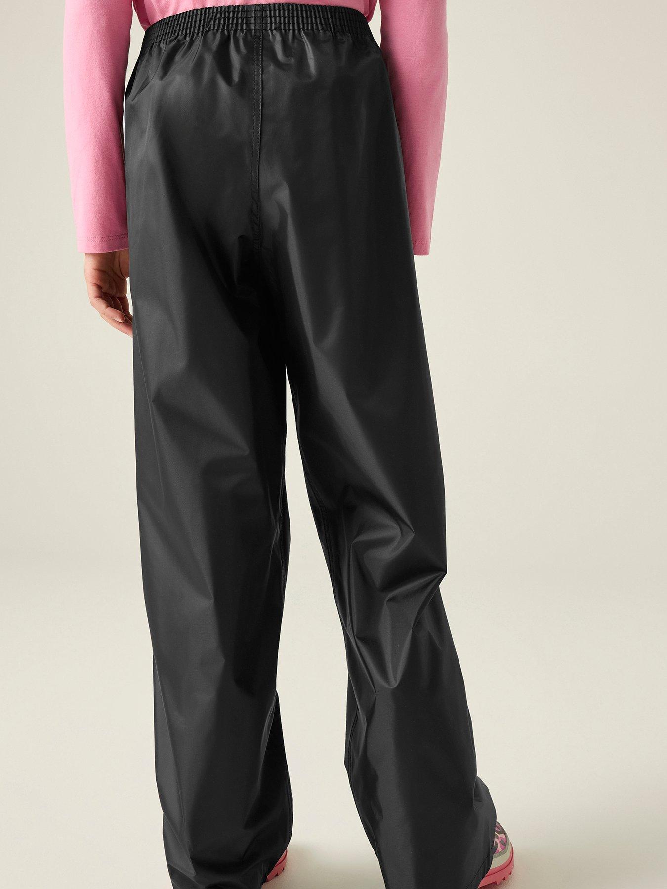 Image 2 of 7 of Regatta Kids Unisex Kids Stormbreak Over Trousers - Black