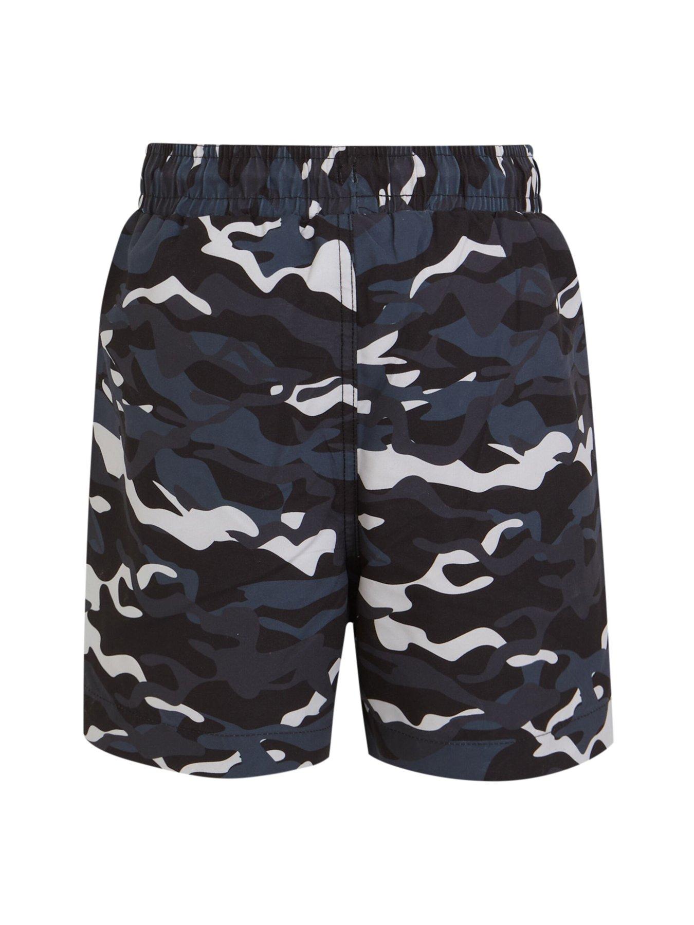 Regatta Boys Skander 3 Swim Short - Black Print | Very.co.uk