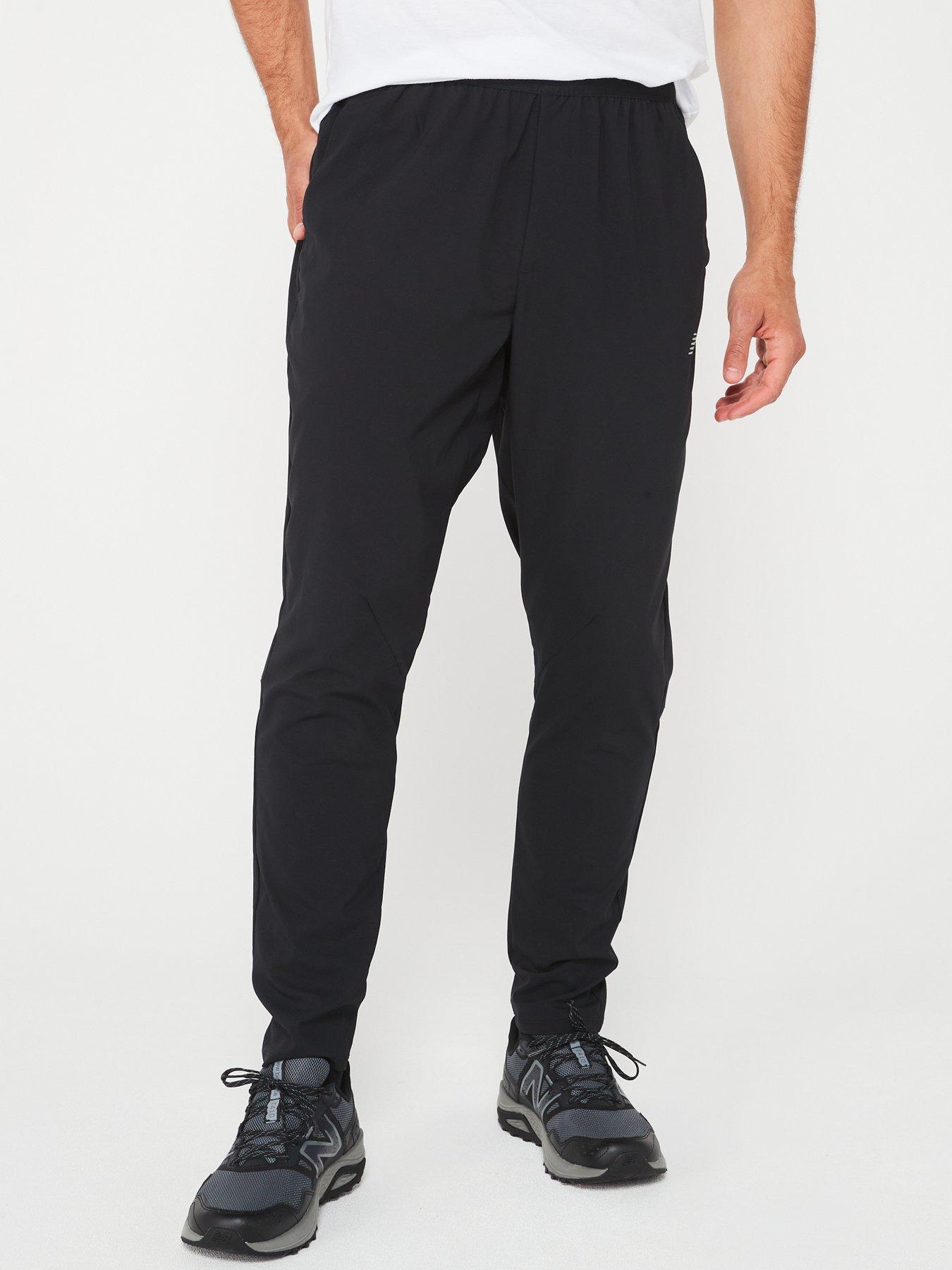 New Balance Men's Tenacity Woven Pant 22, Black, Small 