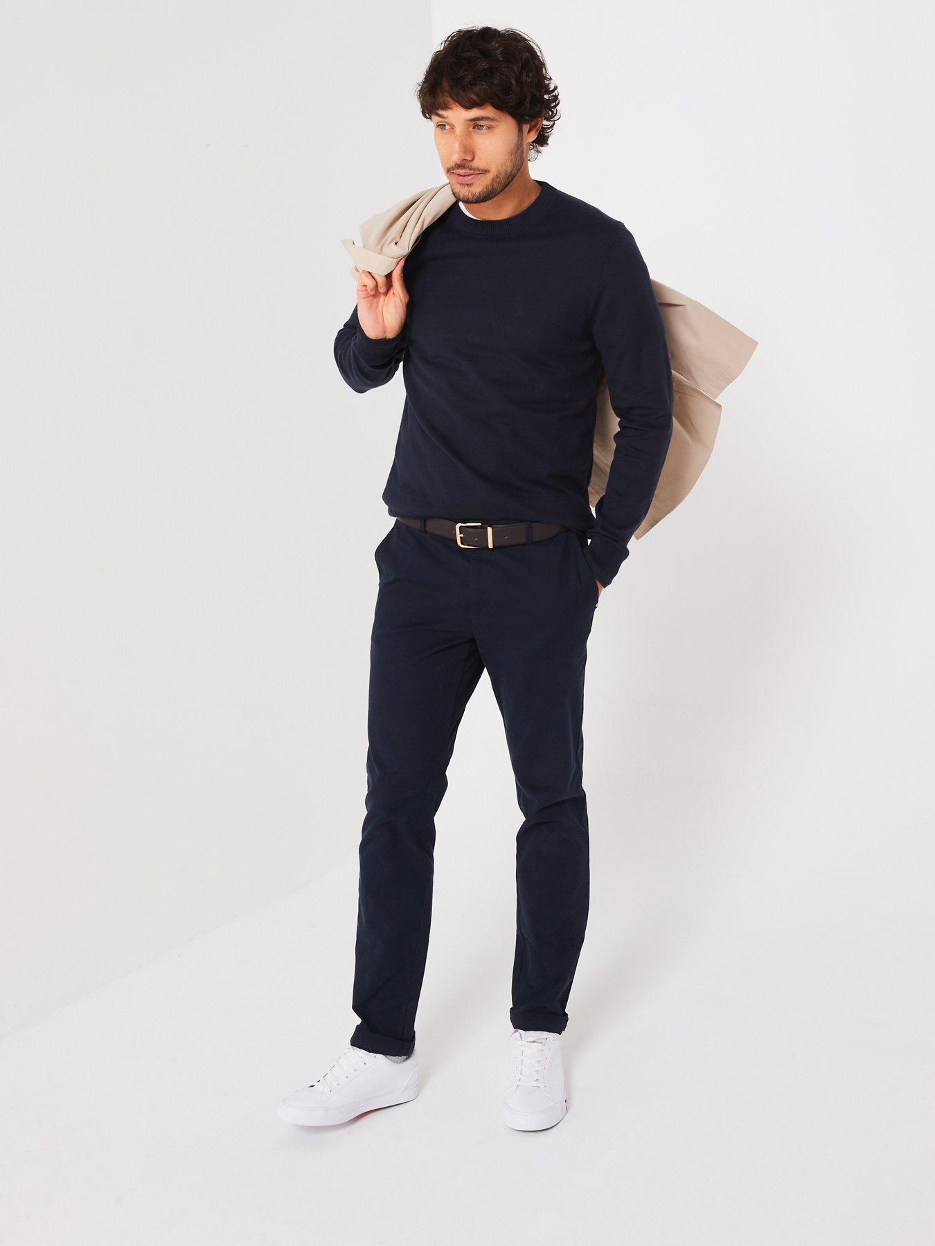 5110013 Navy Crew Neck Jumper main image 0