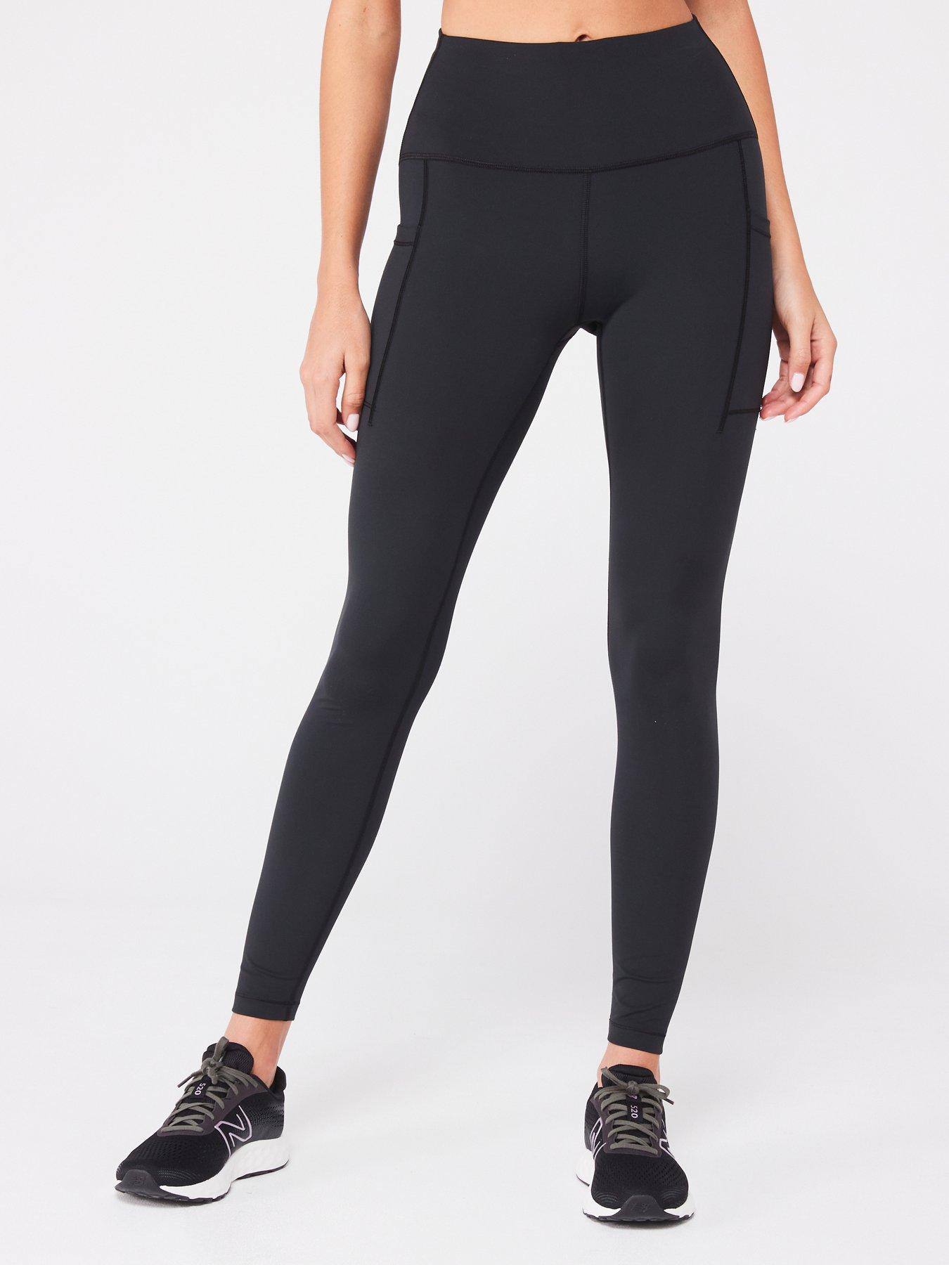New Balance Womens Running Sleek 27 Inch High Rise Legging Black Very