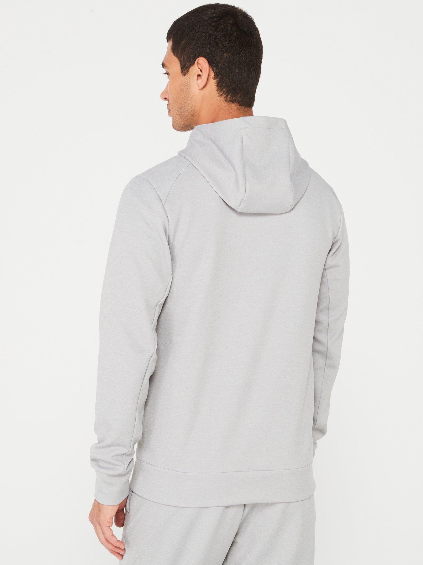 New Balance Mens Training Tech Knit Pull Over Hoodie - Grey | Very.co.uk